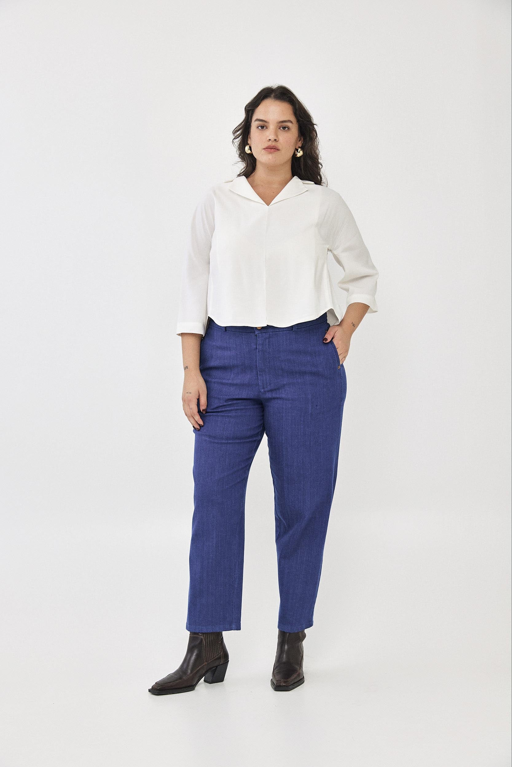 חולצת אלן שמנת