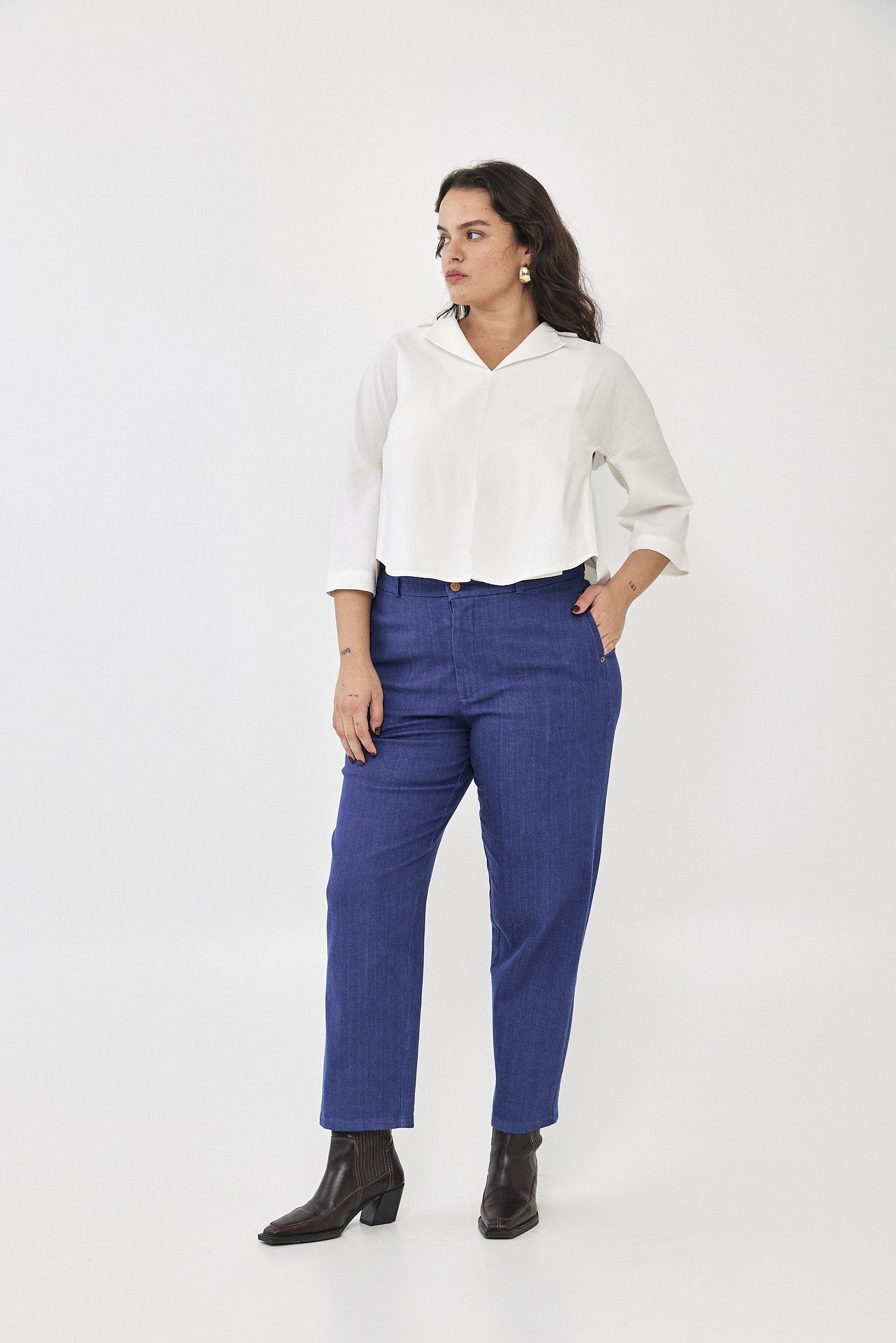 חולצת אלן שמנת