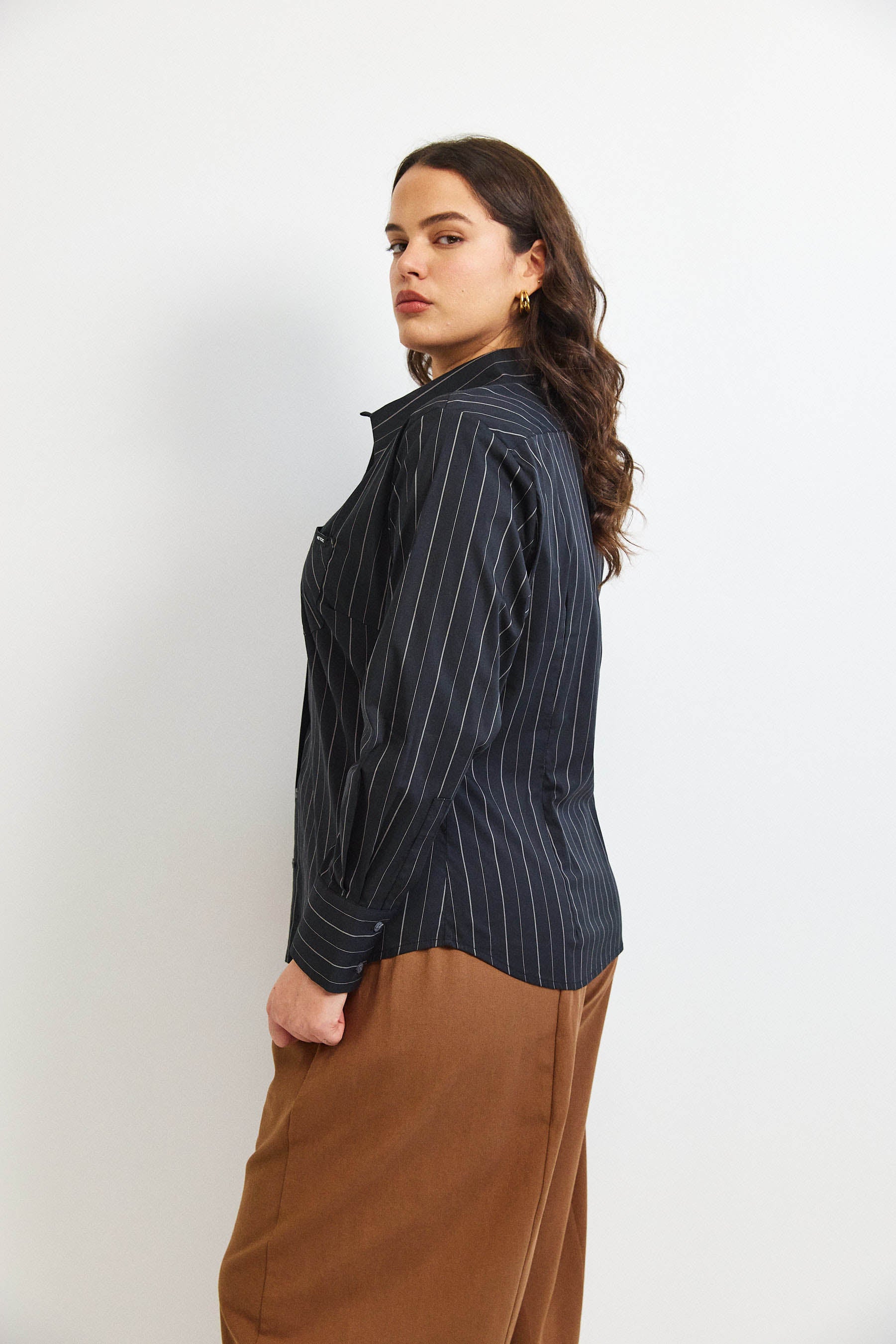 חולצת קאי פסים שחור