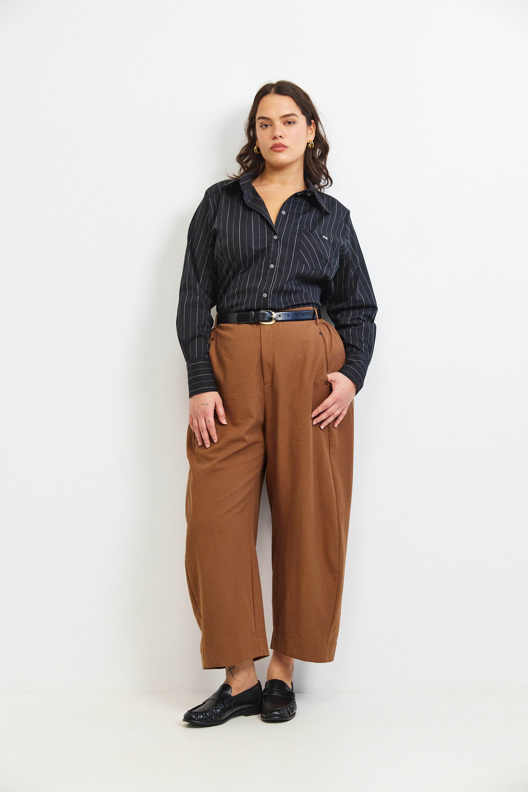 מכנסי ג׳סמין דריל חום