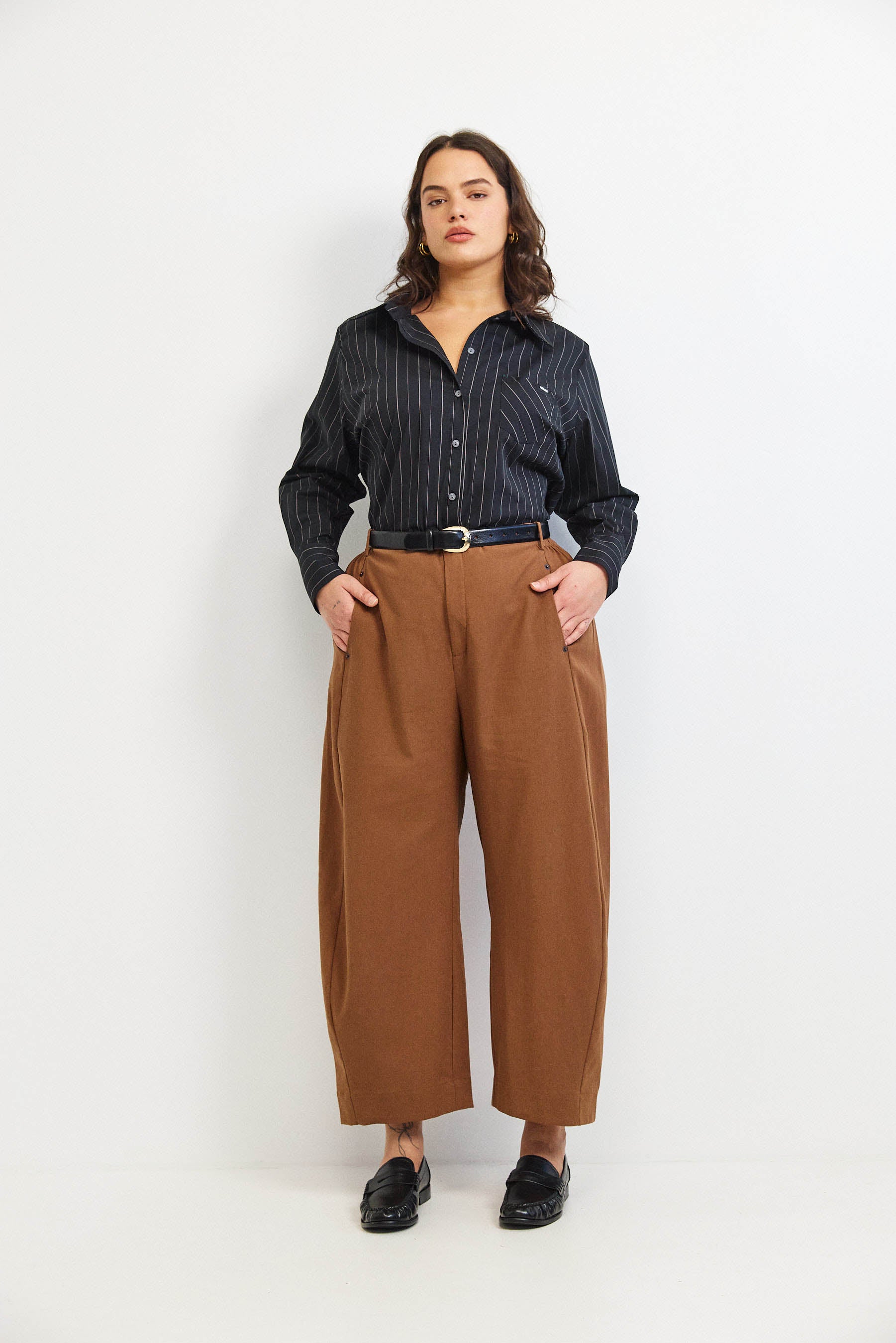 מכנסי ג׳סמין דריל חום