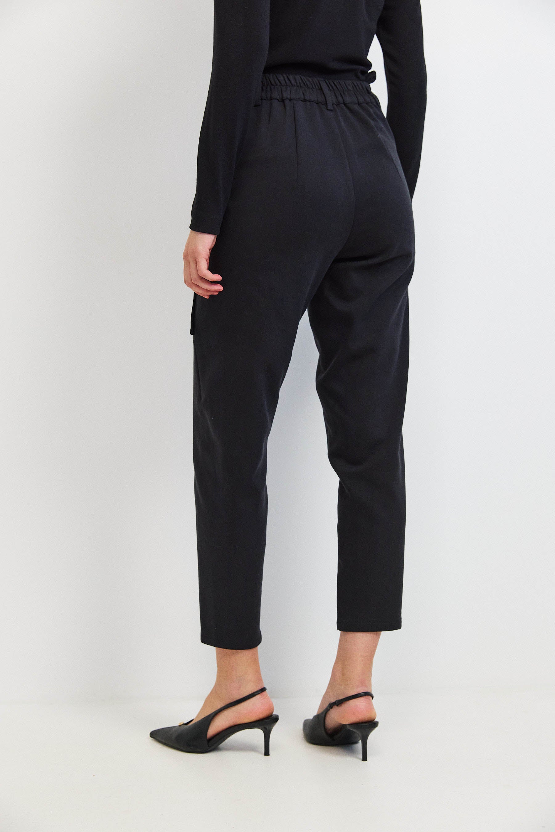 מכנסי מקס קומפורט שחור