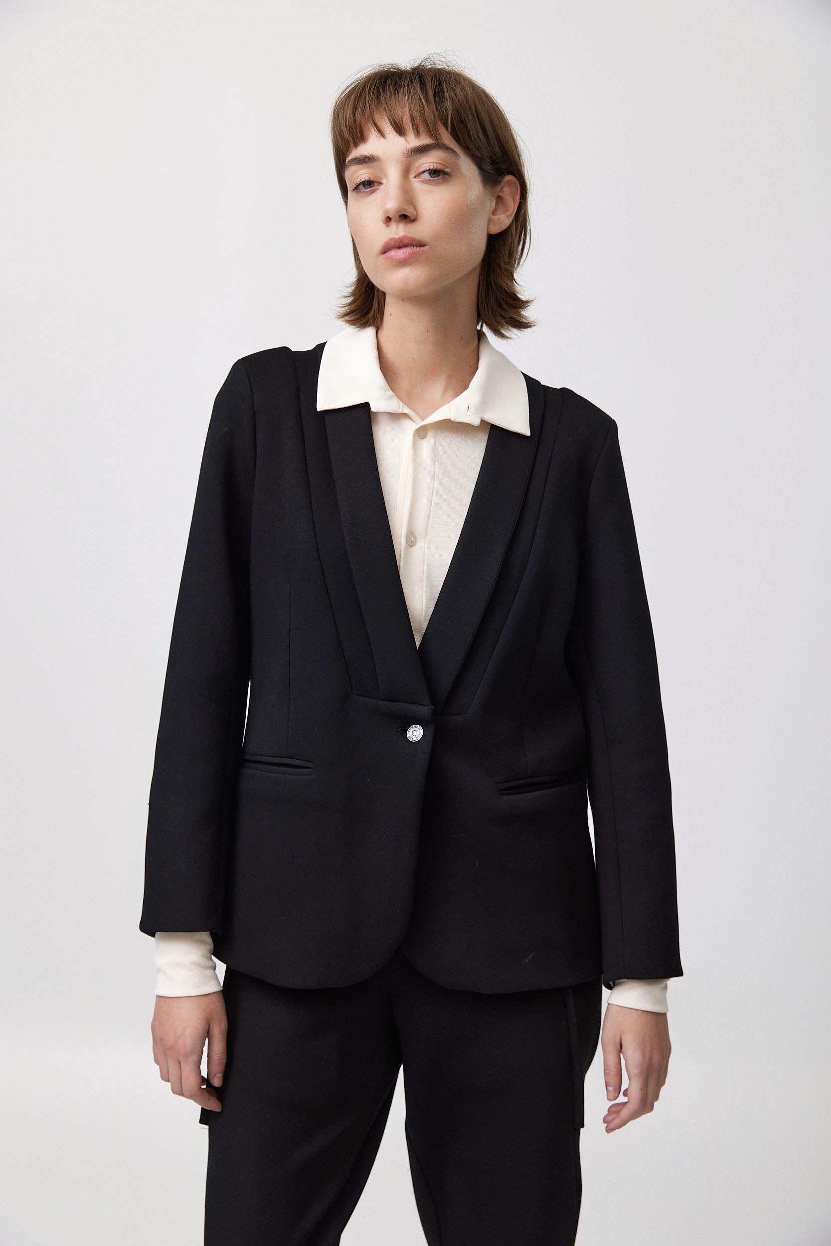 ג׳קט פולי שחור