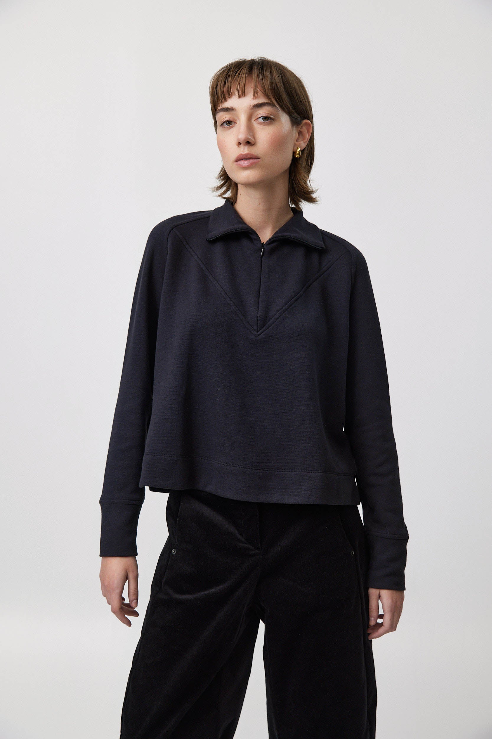 חולצת פולו סנואו שחור