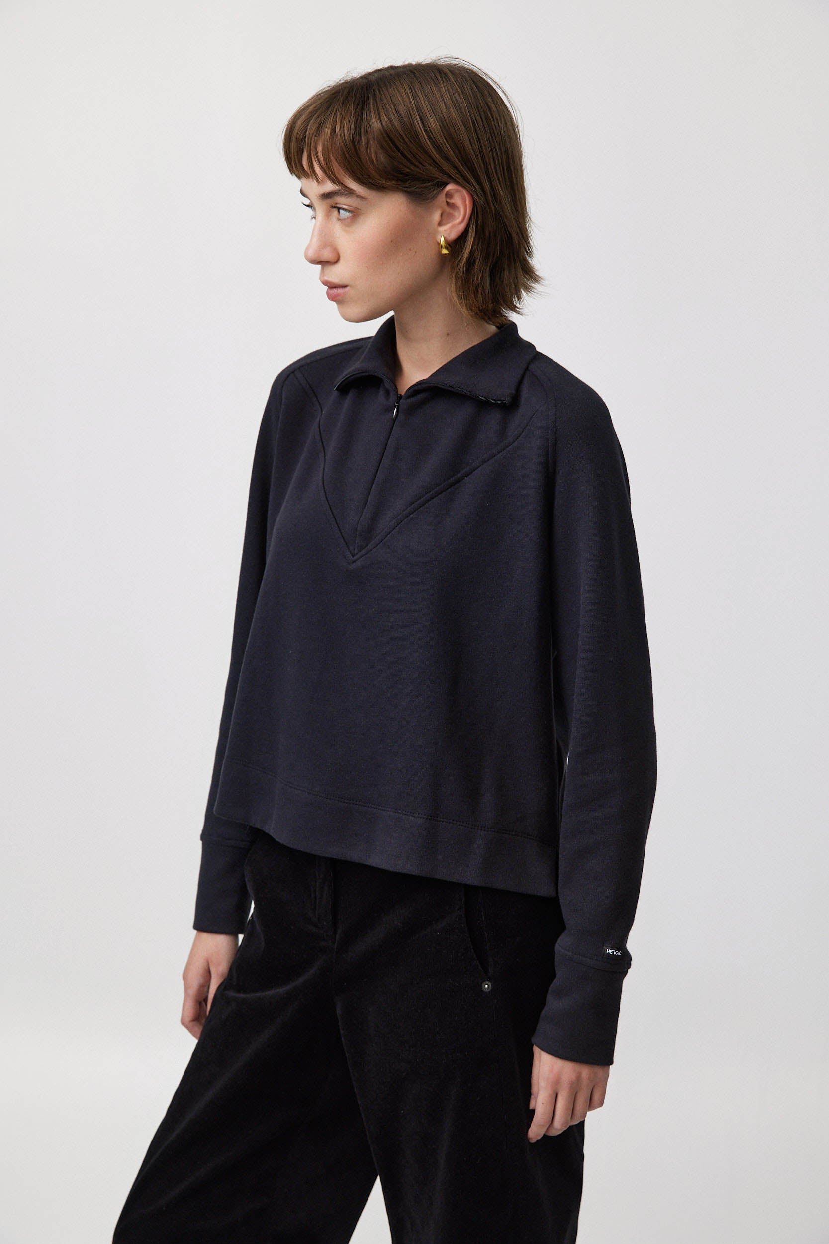 חולצת פולו סנואו שחור