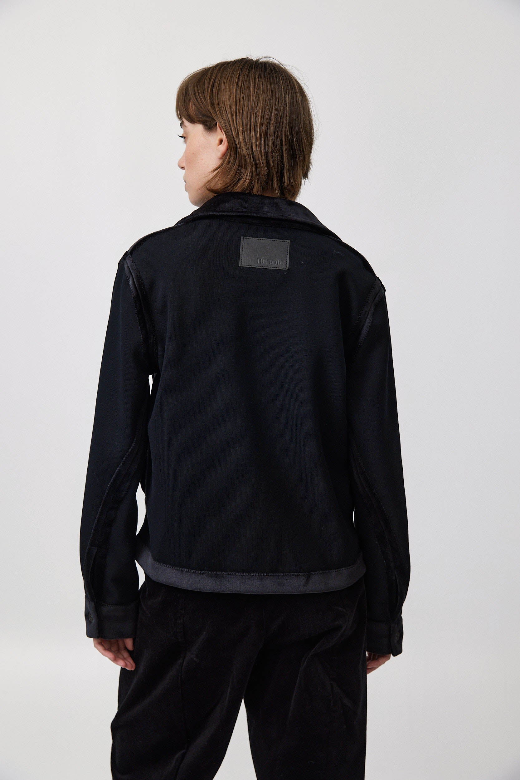 ג׳קט דו צדדי פליפ שחור