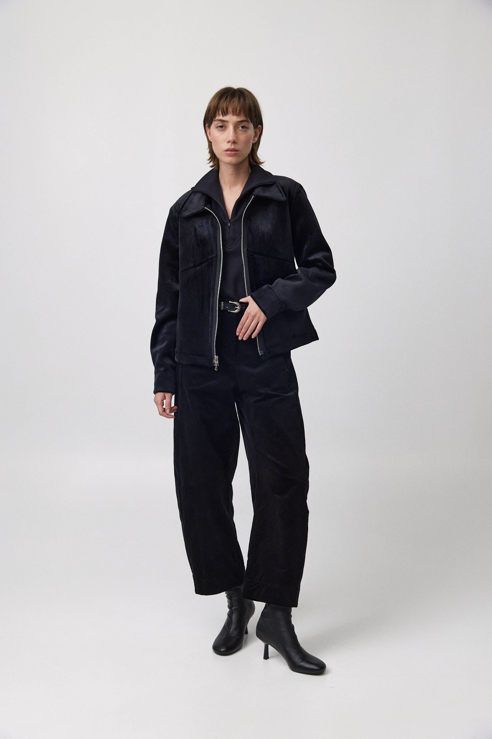 ג׳קט דו צדדי פליפ שחור