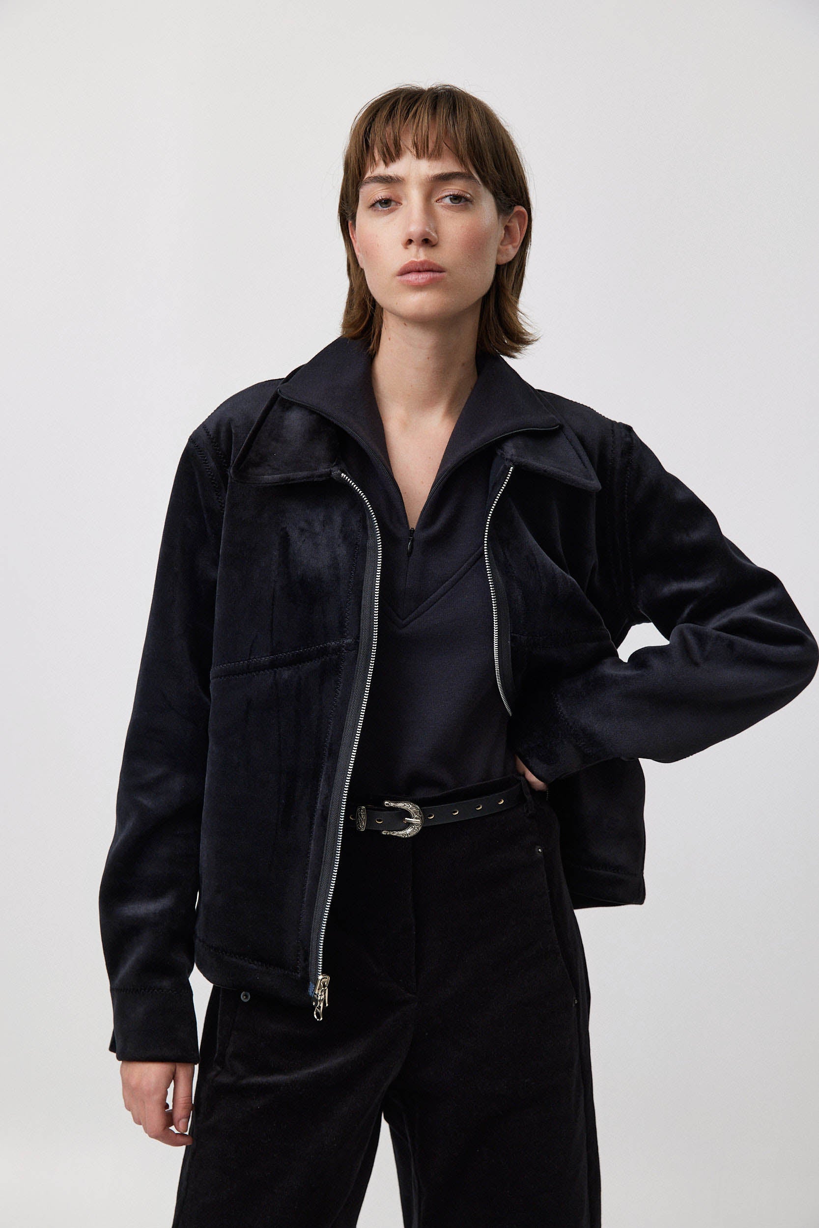 ג׳קט דו צדדי פליפ שחור