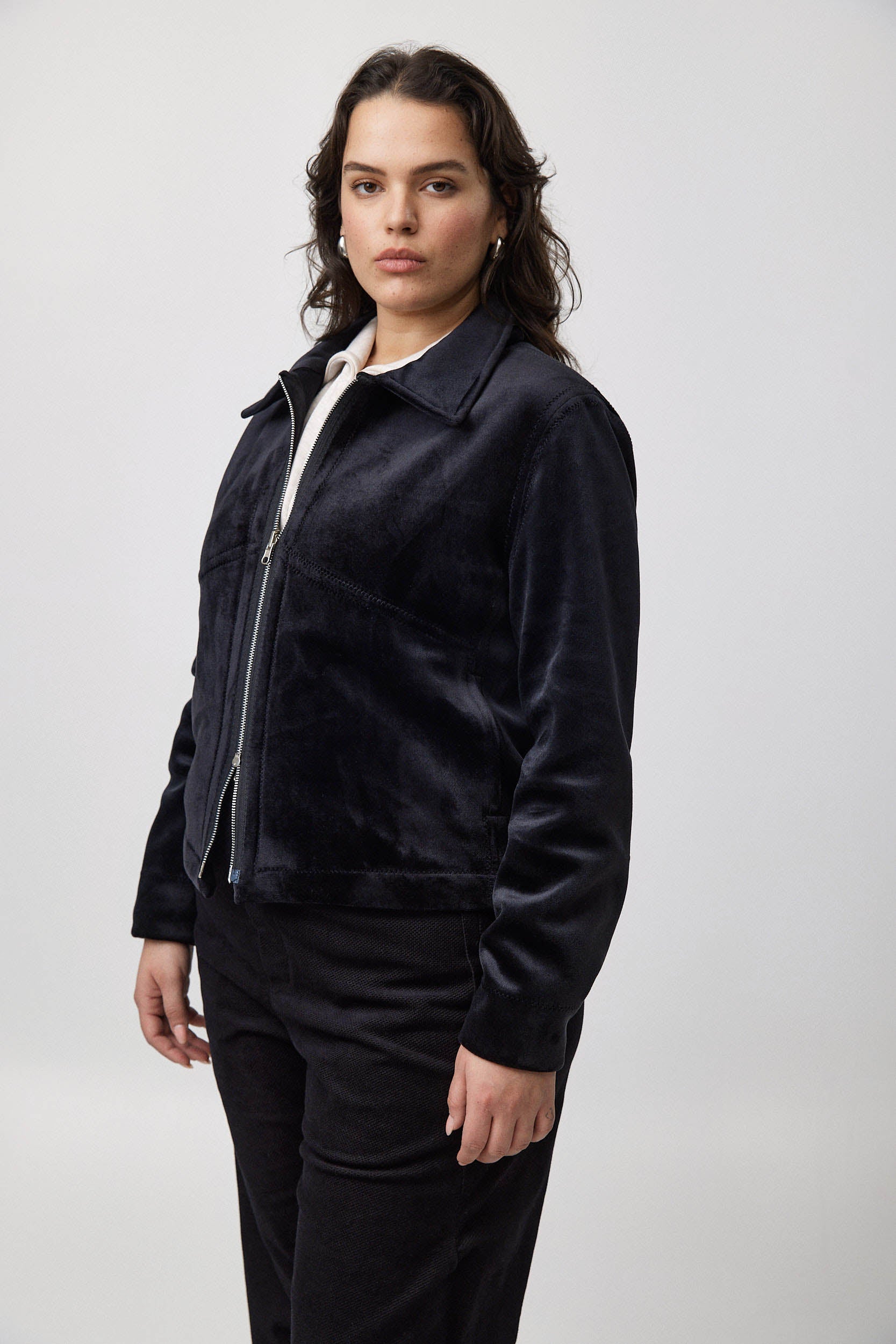 ג׳קט דו צדדי פליפ שחור