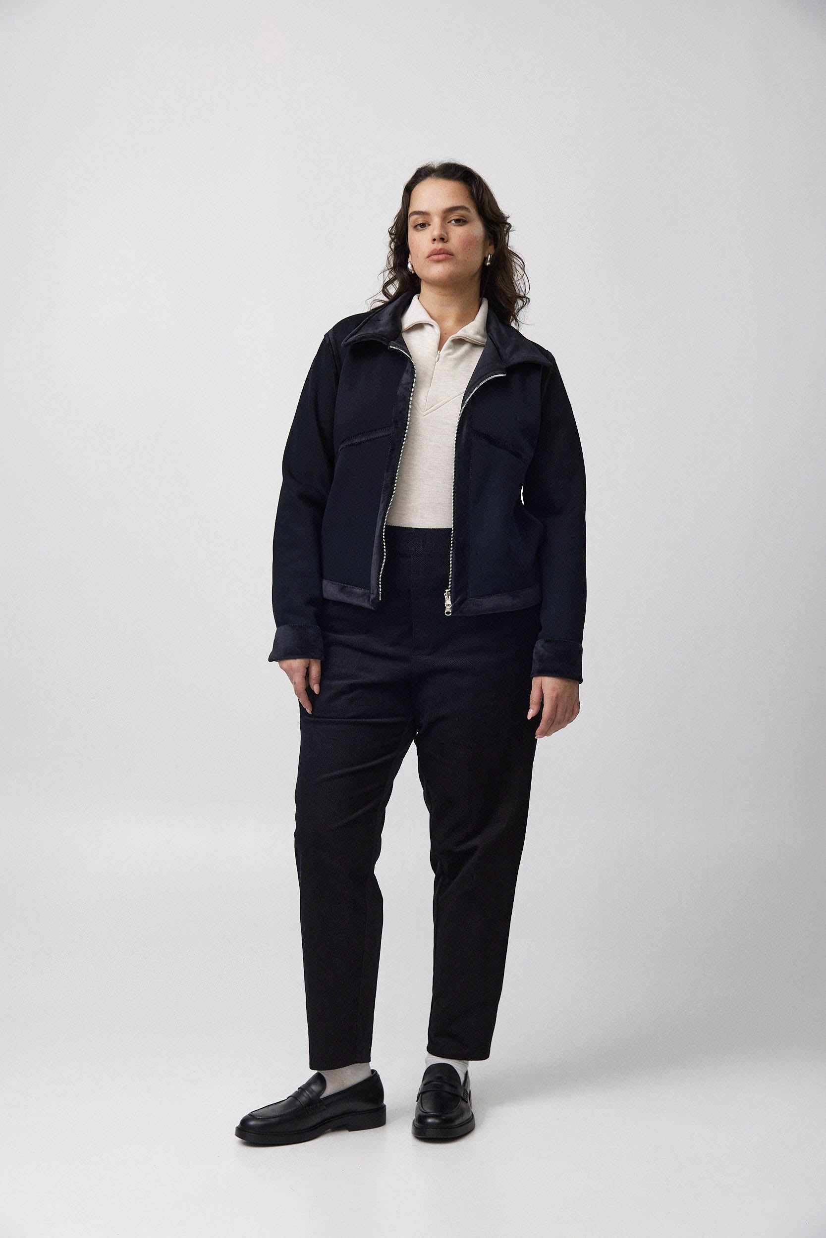 ג׳קט דו צדדי פליפ שחור