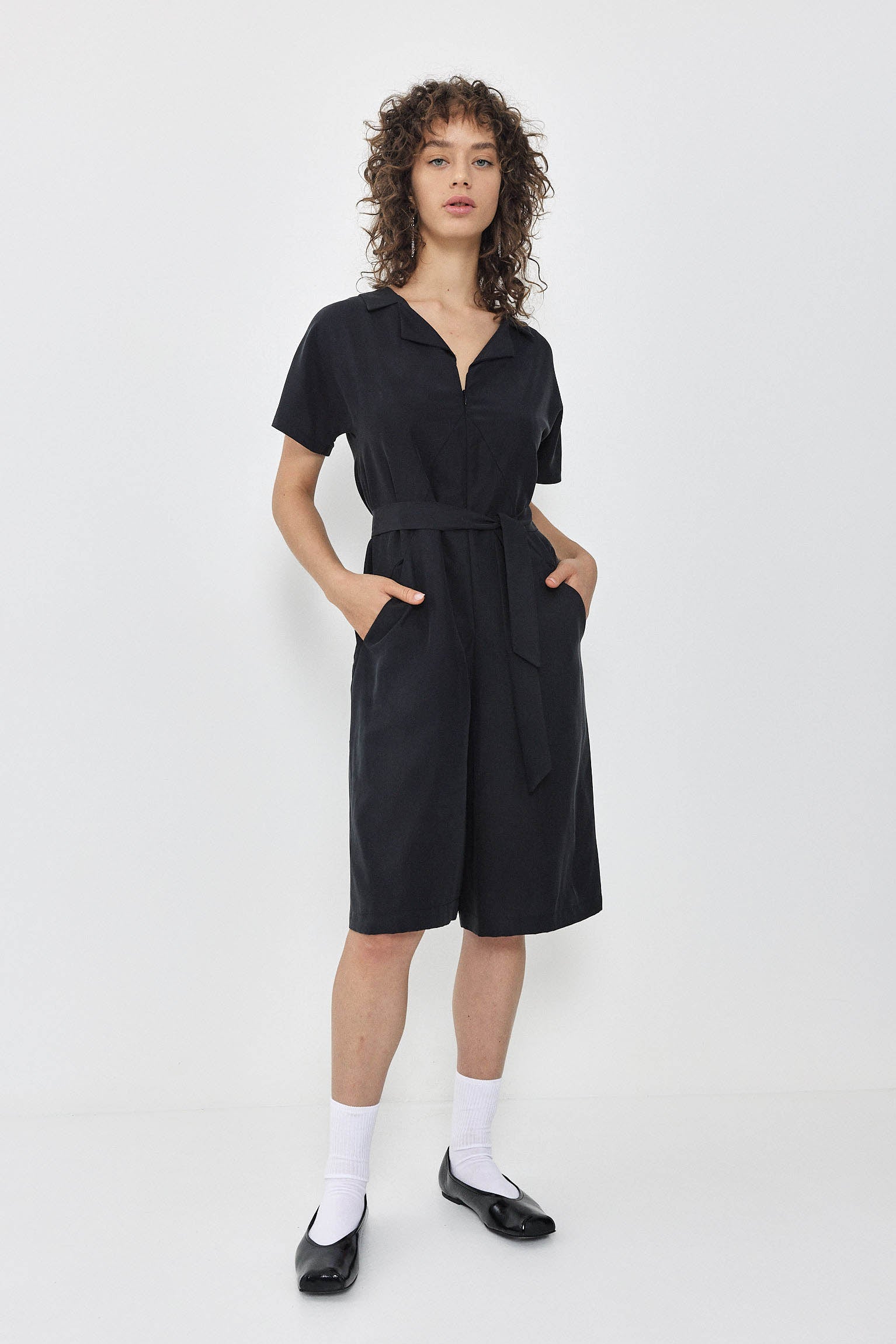 SHORT ALINA Jumpsuit S24 - Black