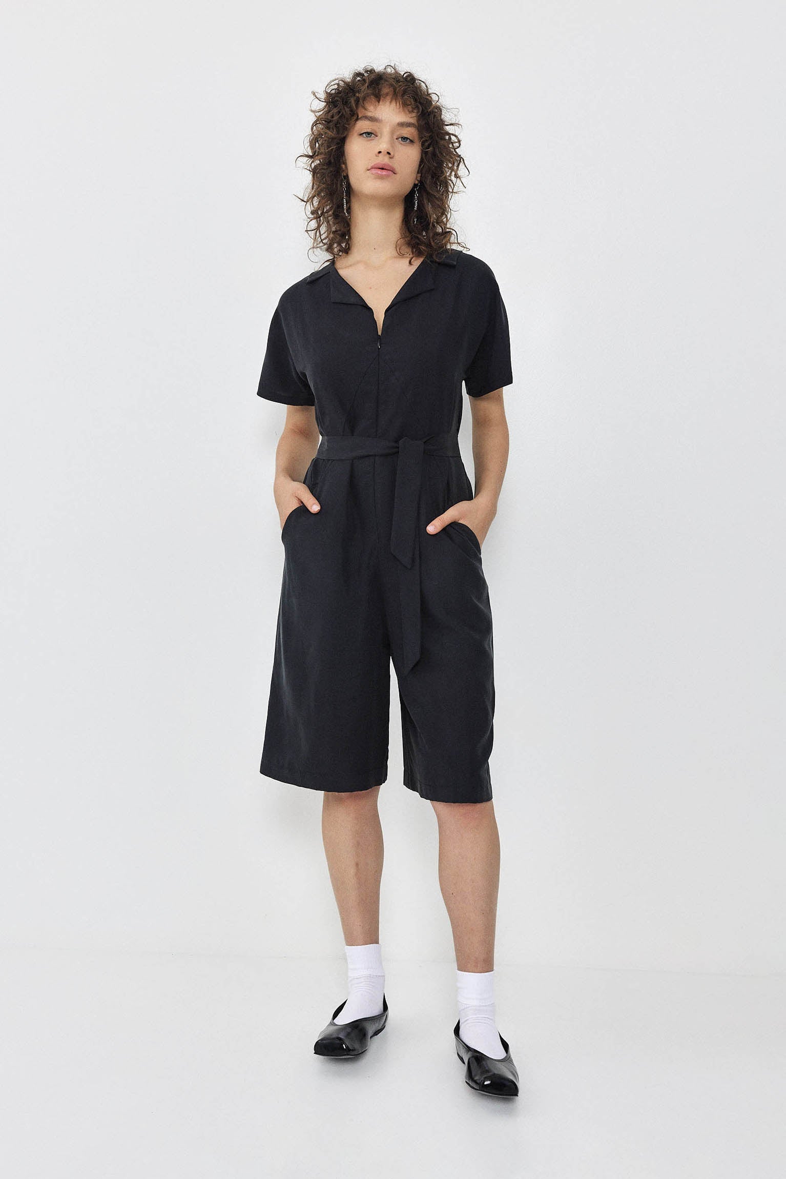 SHORT ALINA Jumpsuit S24 - Black