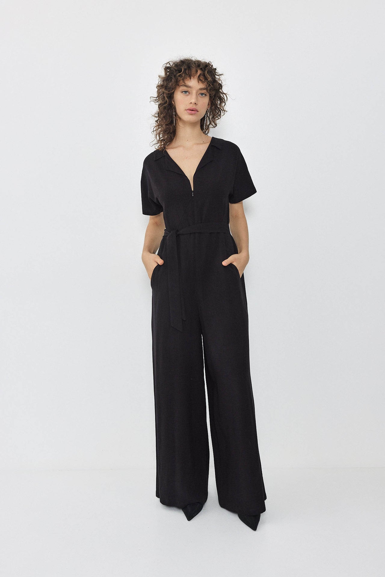 ALINA Jumpsuit S24 (S-M) - Black