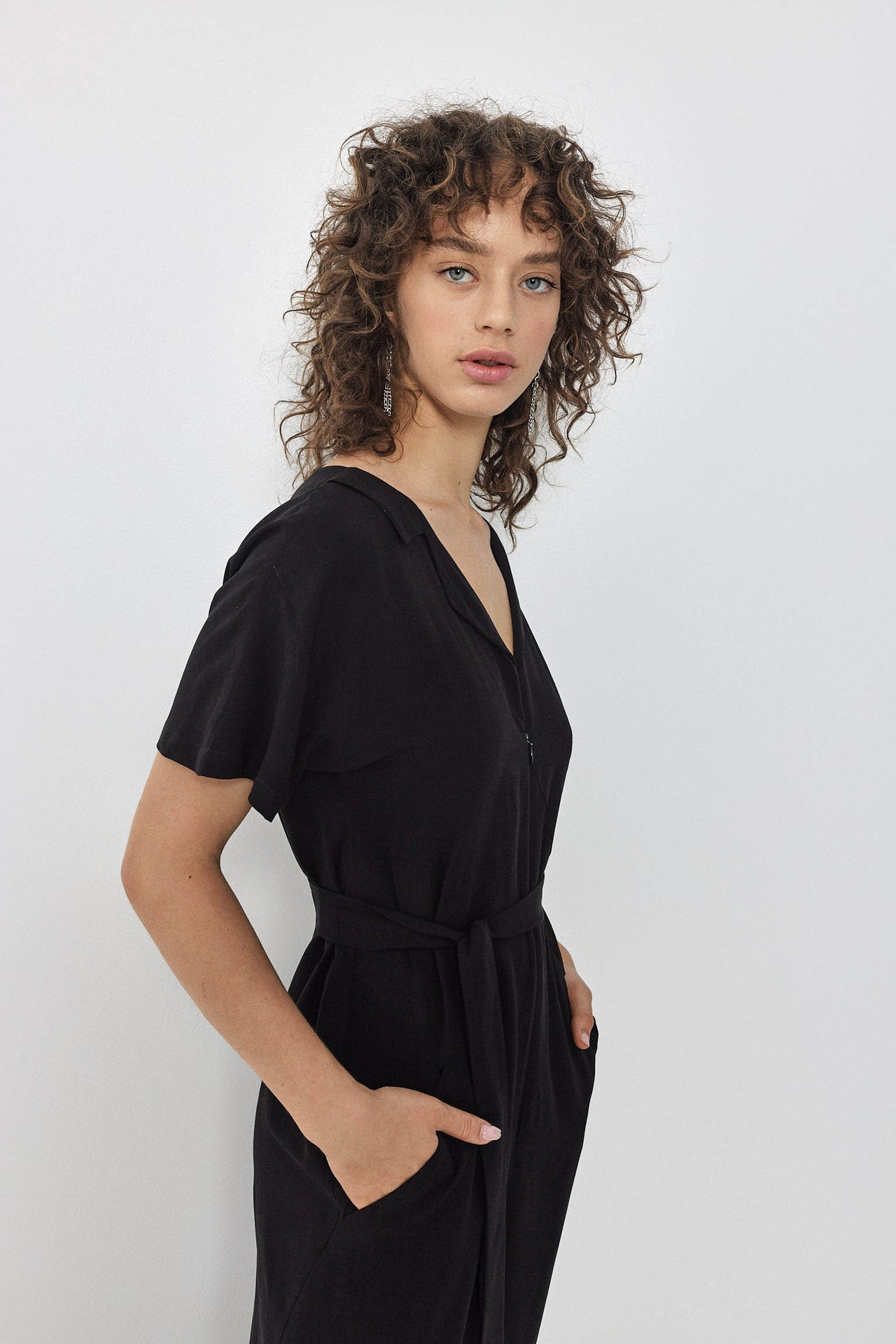 ALINA Jumpsuit S24 (S-M) - Black