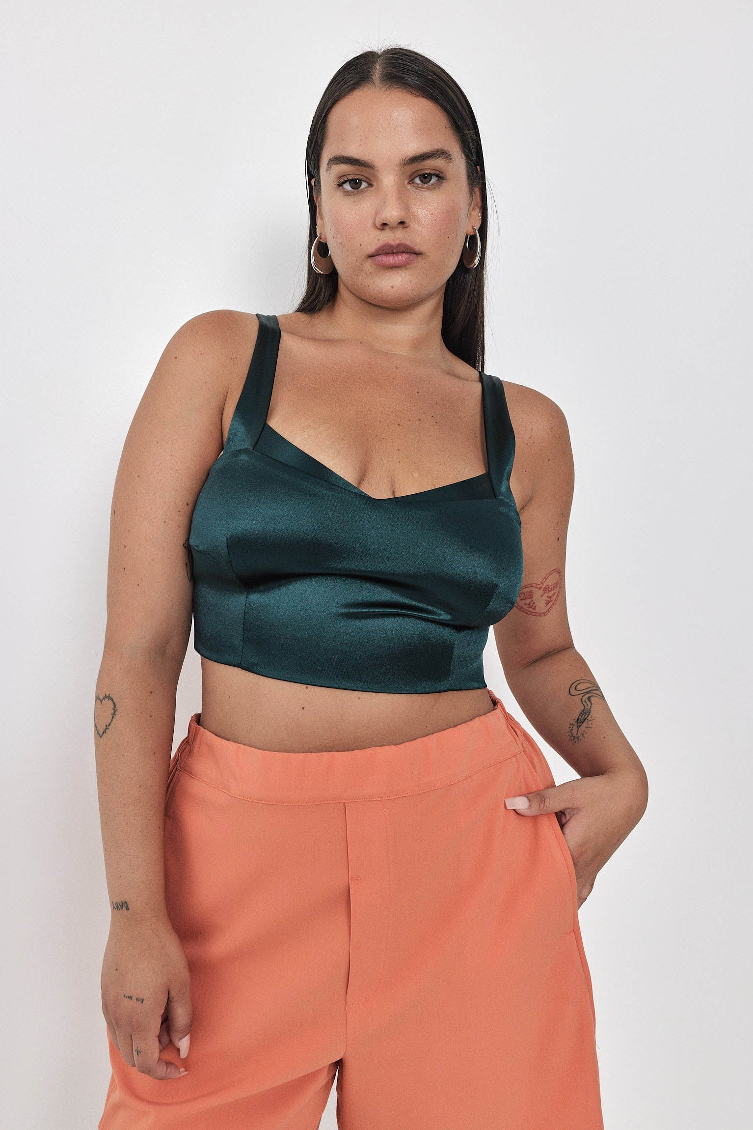 GOLDA Top S24- Dark Green