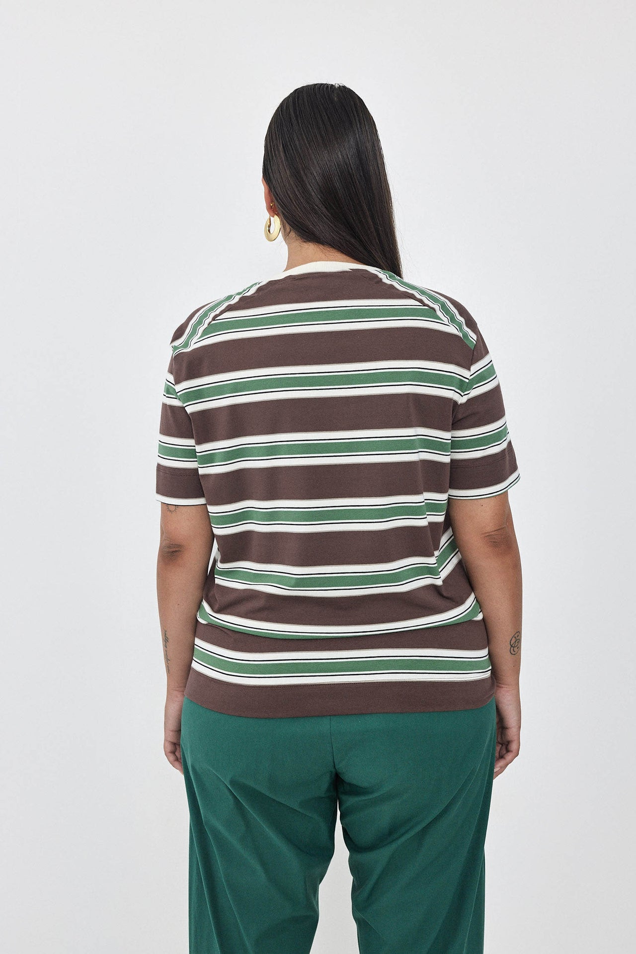 CHER T-Shirt S24 (2-3) - Brown / Light Green