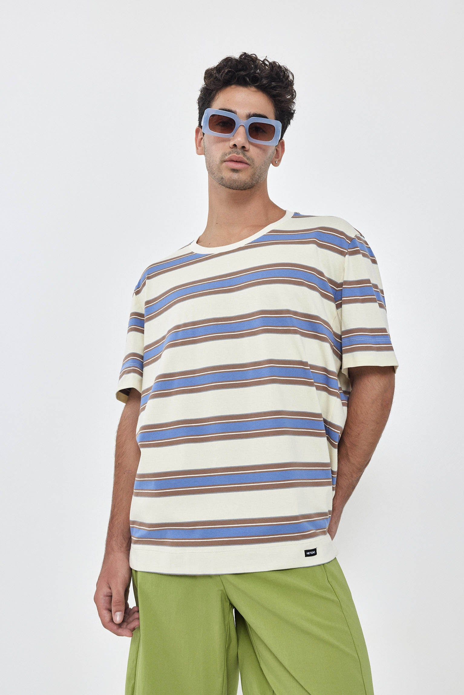 CHER T-Shirt S24 (0-3) - Cream / Coffee