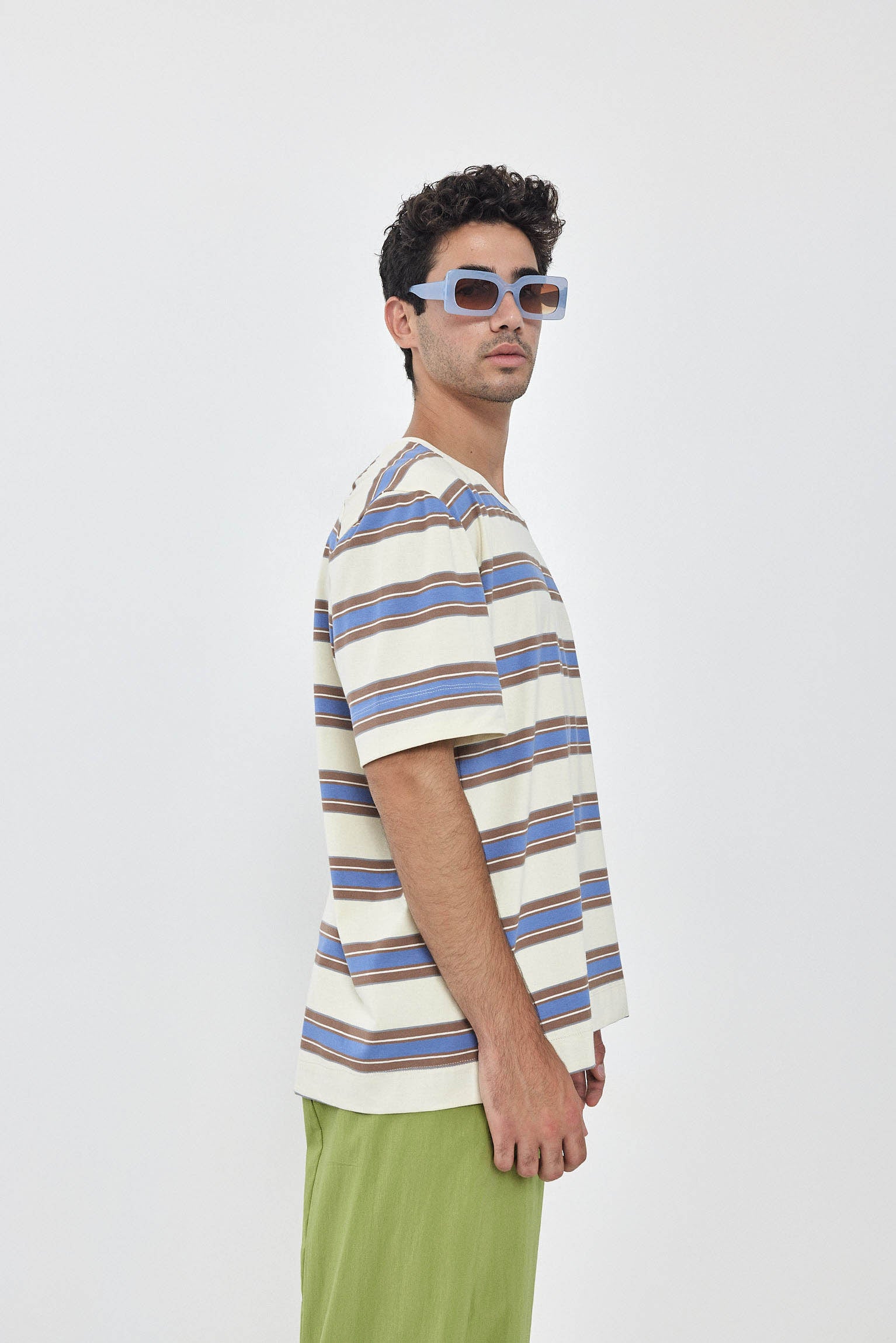 CHER T-Shirt S24 (0-3) - Cream / Coffee