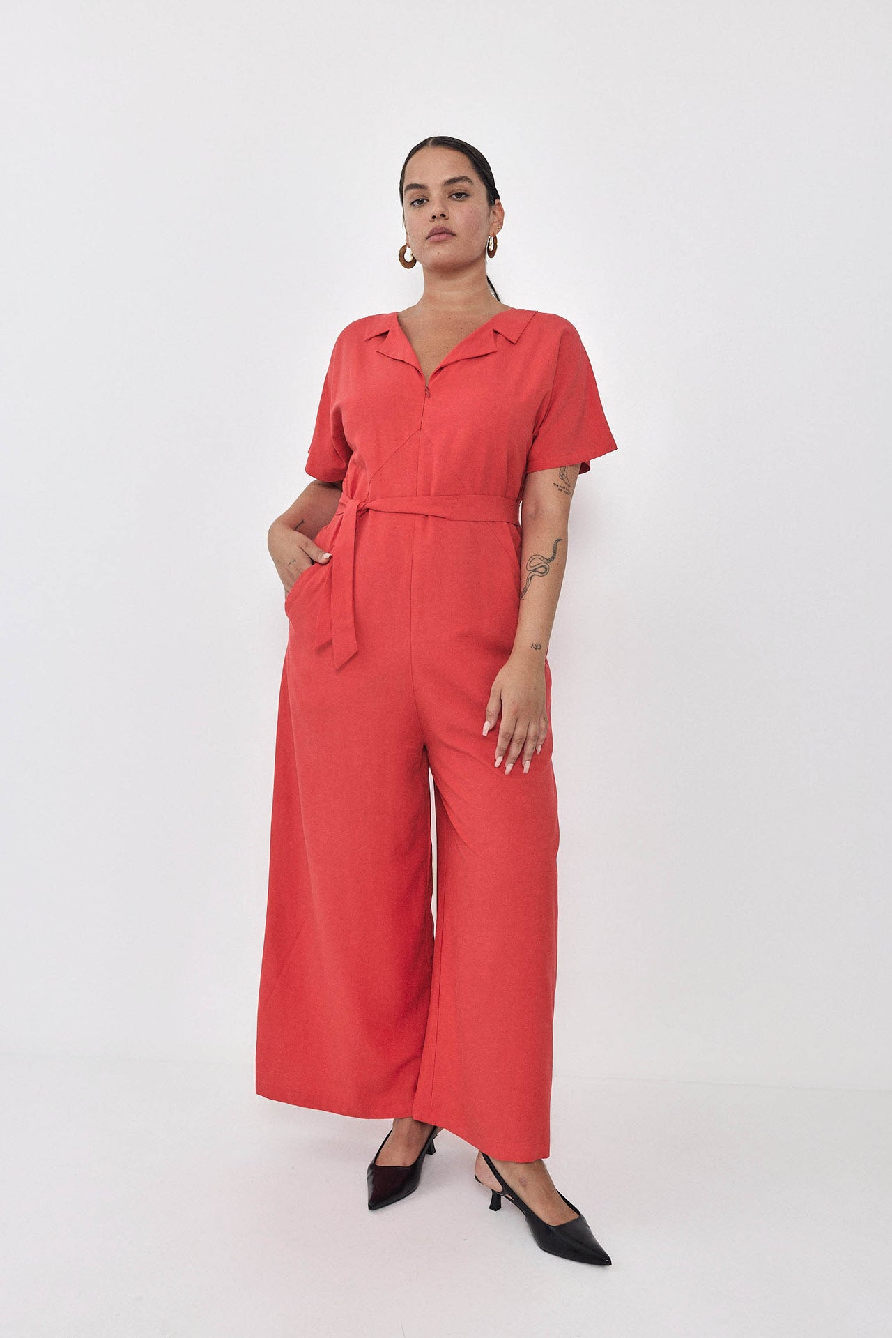 ALINA Jumpsuit S24 (L-XXL) - Red