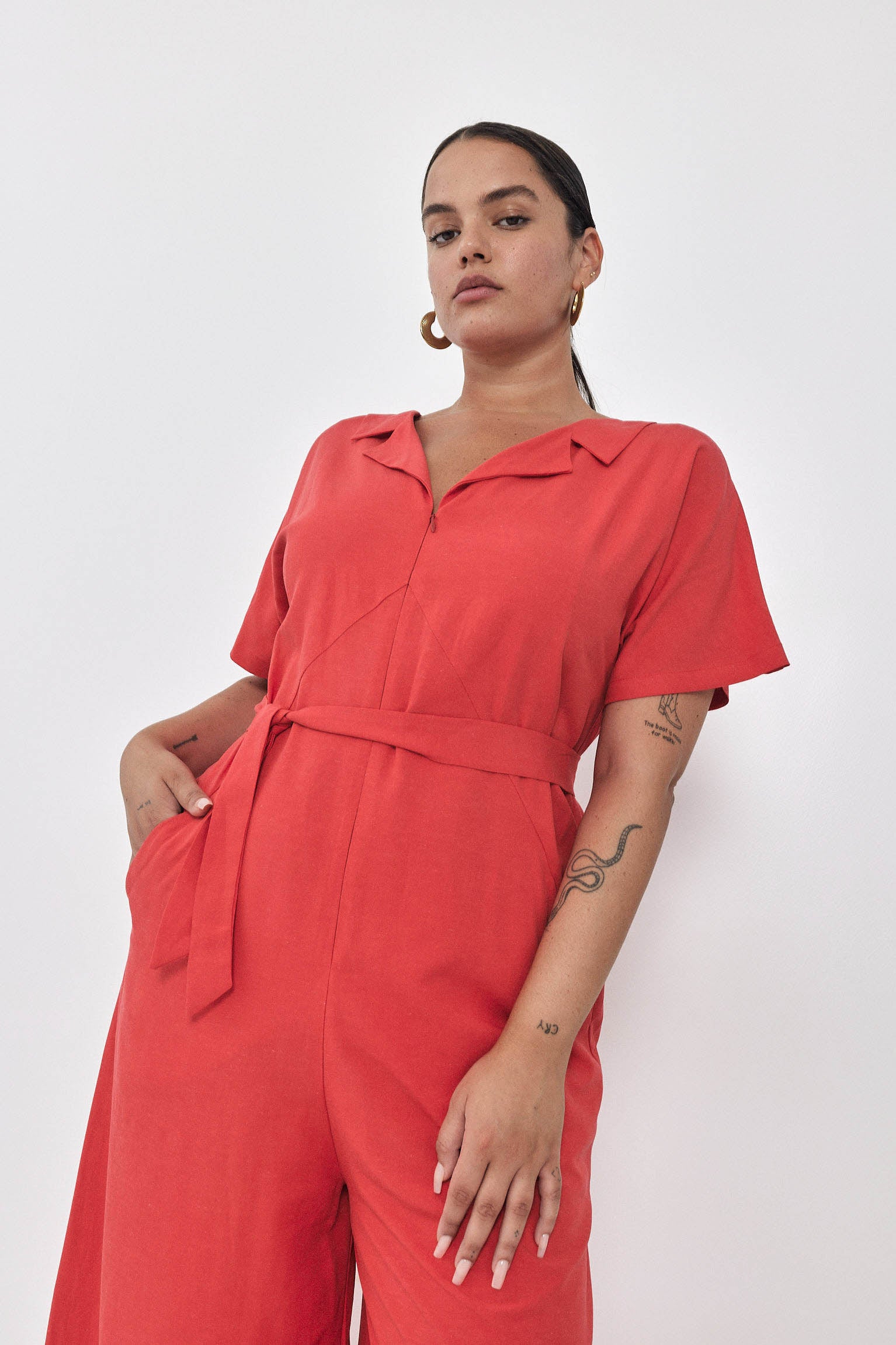 ALINA Jumpsuit S24 - Red