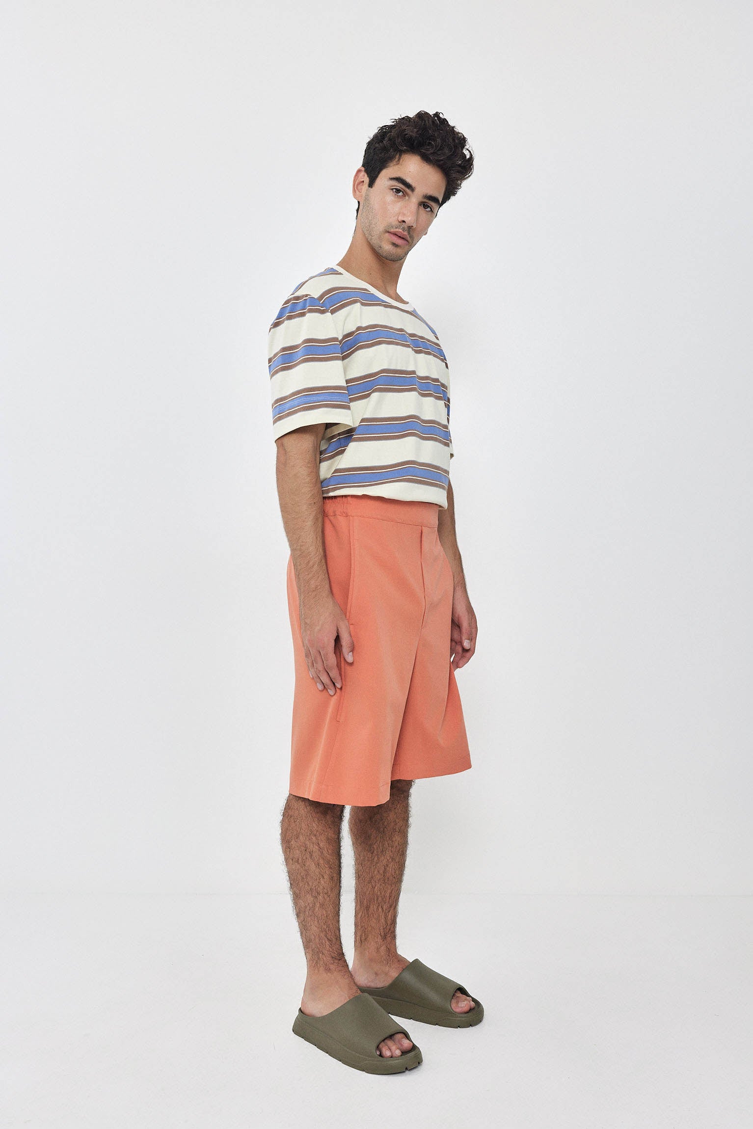 CHER T-Shirt S24 (0-3) - Cream / Coffee