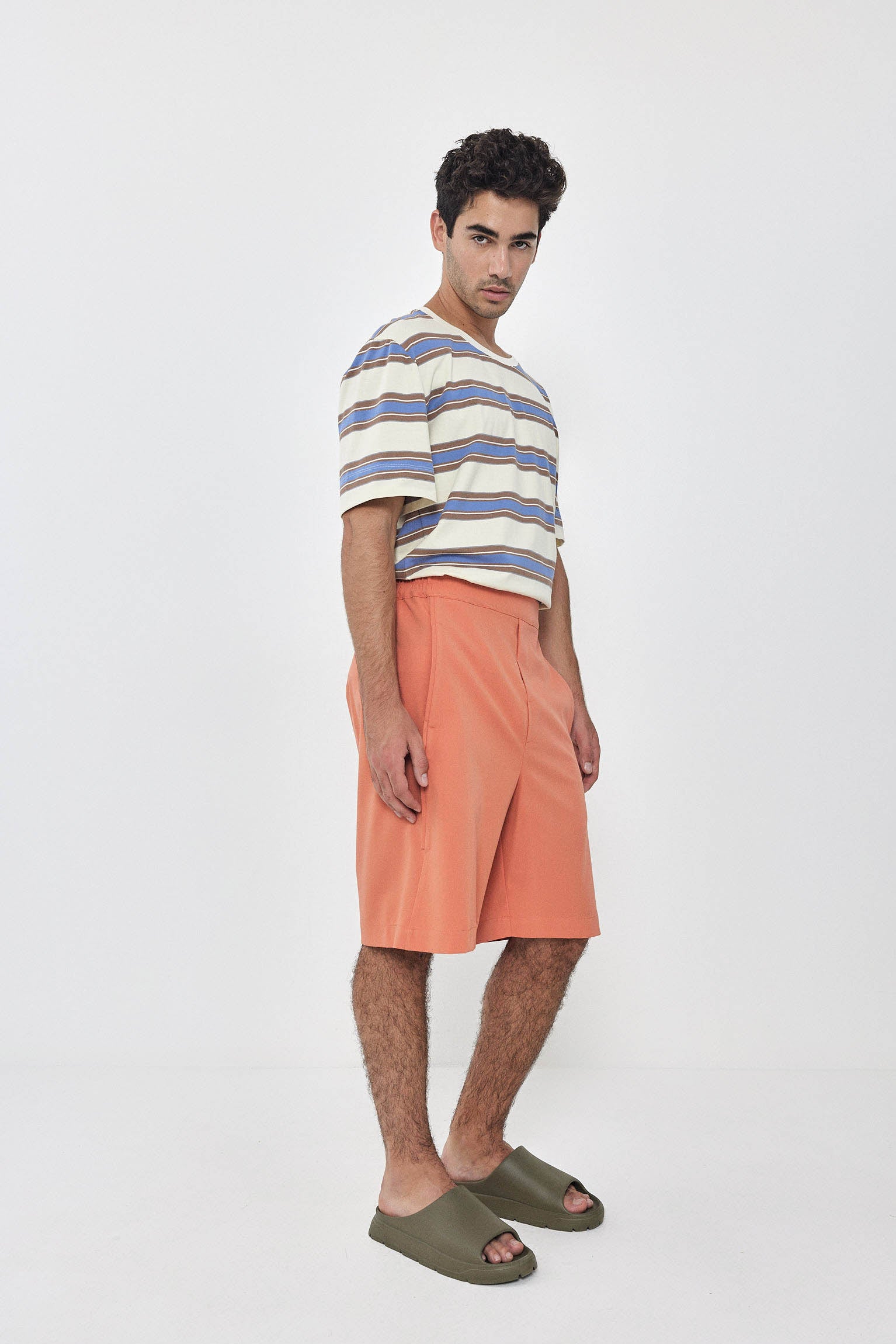 CHER T-Shirt S24 (0-3) - Cream / Coffee