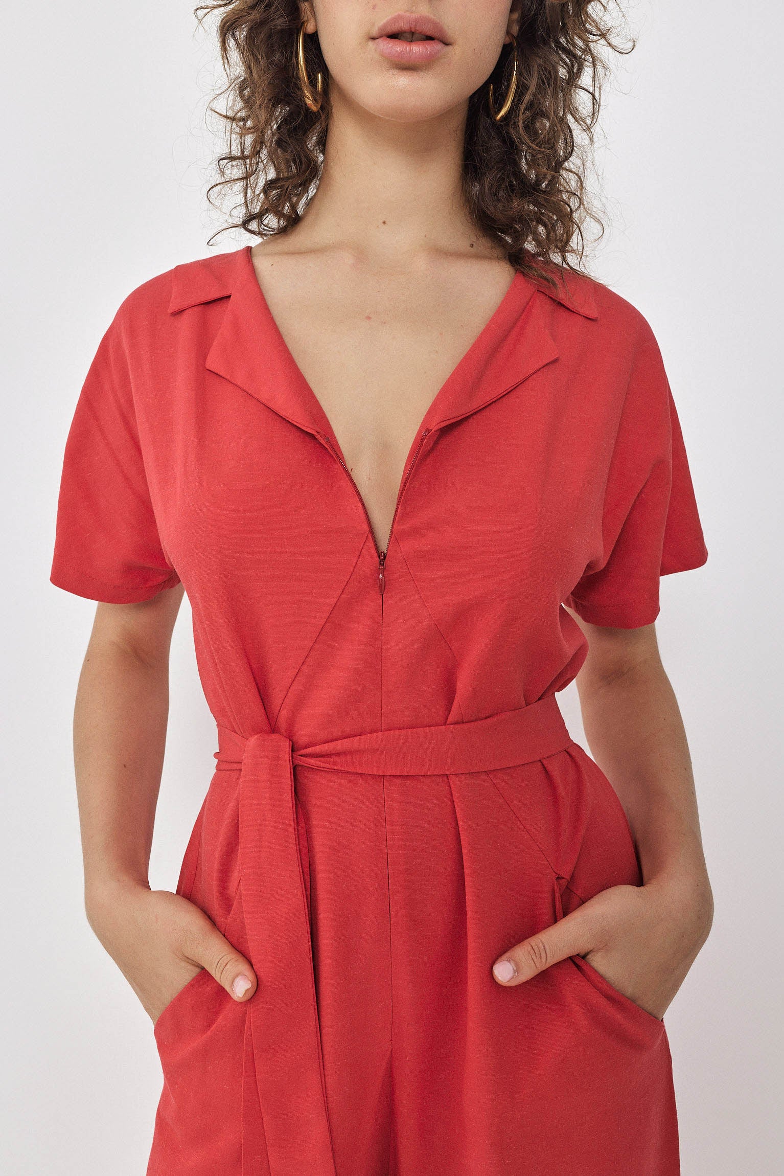 ALINA Jumpsuit S24 - Red