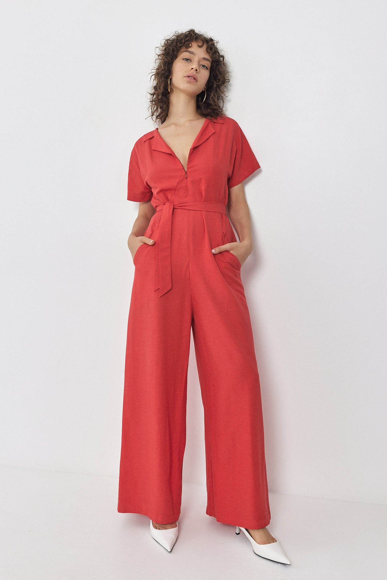 ALINA Jumpsuit S24 (S-M) - Red