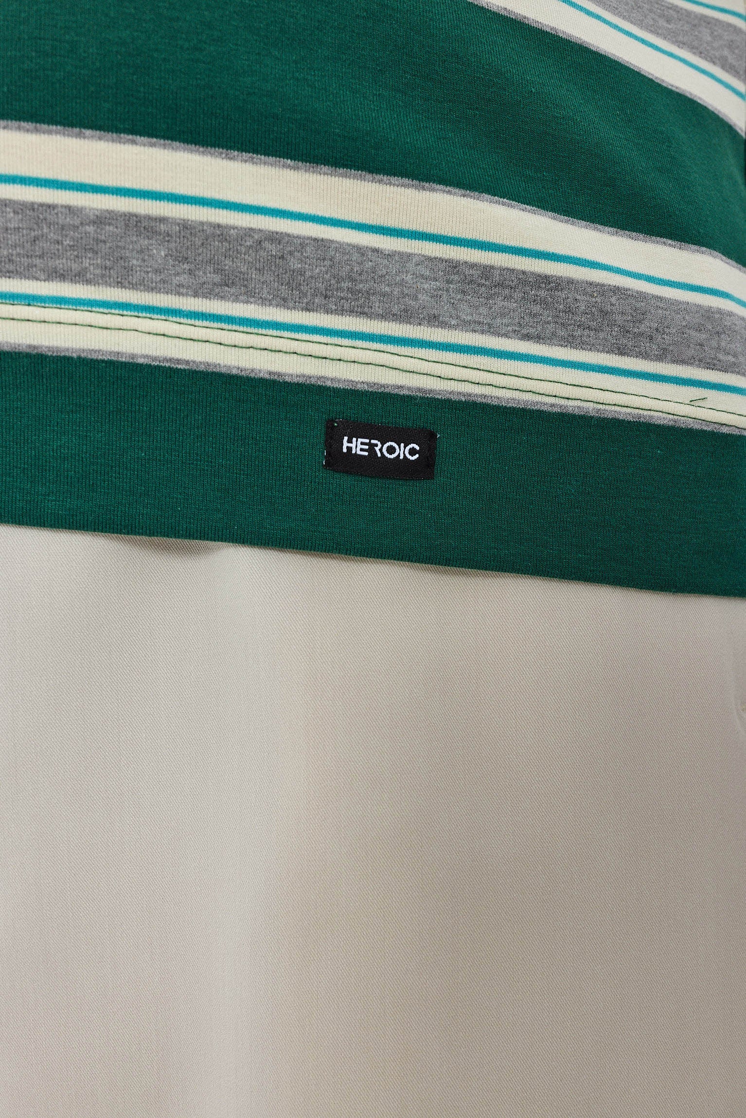 CHER T-Shirt S24 (0-3) - Green / Cream