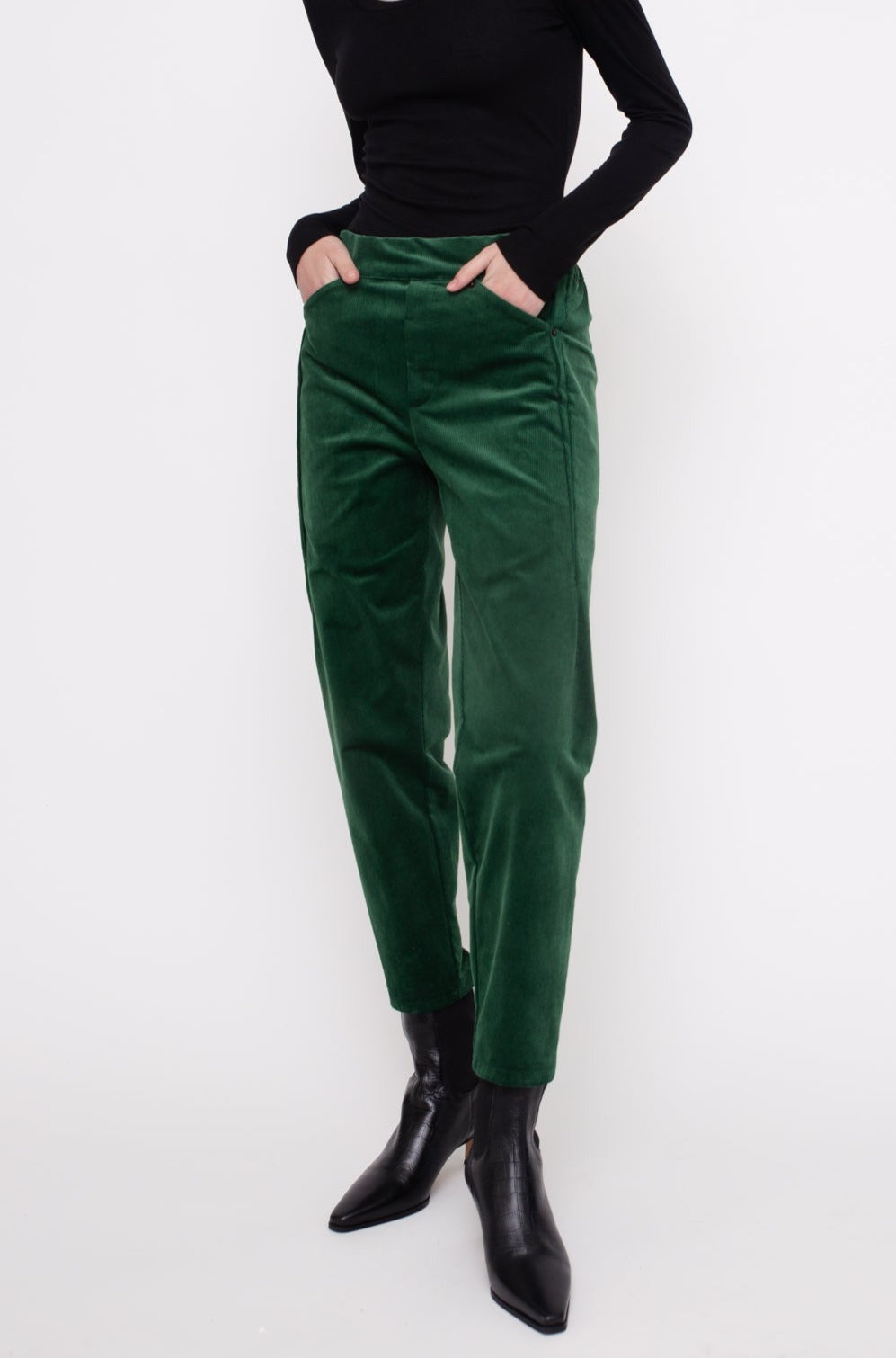 MARTIN Pants W24 (34-42) - Green Corduroy