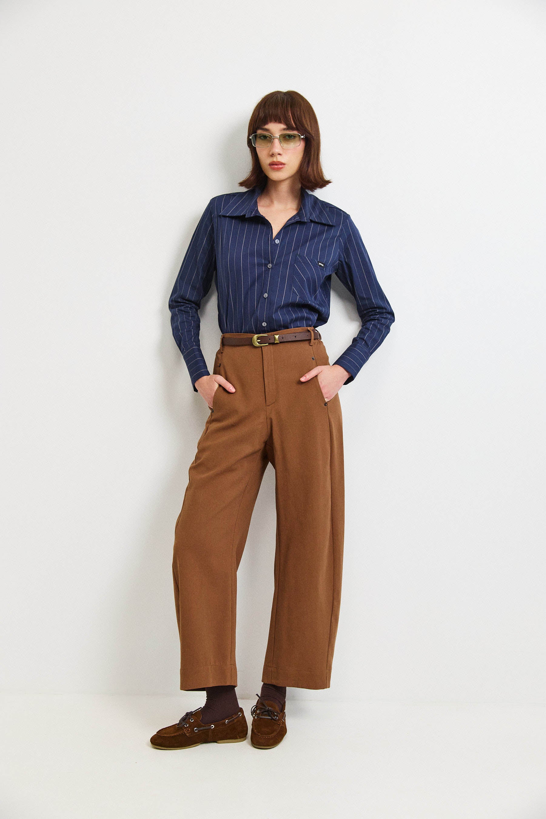 מכנסי ג׳סמין דריל חום