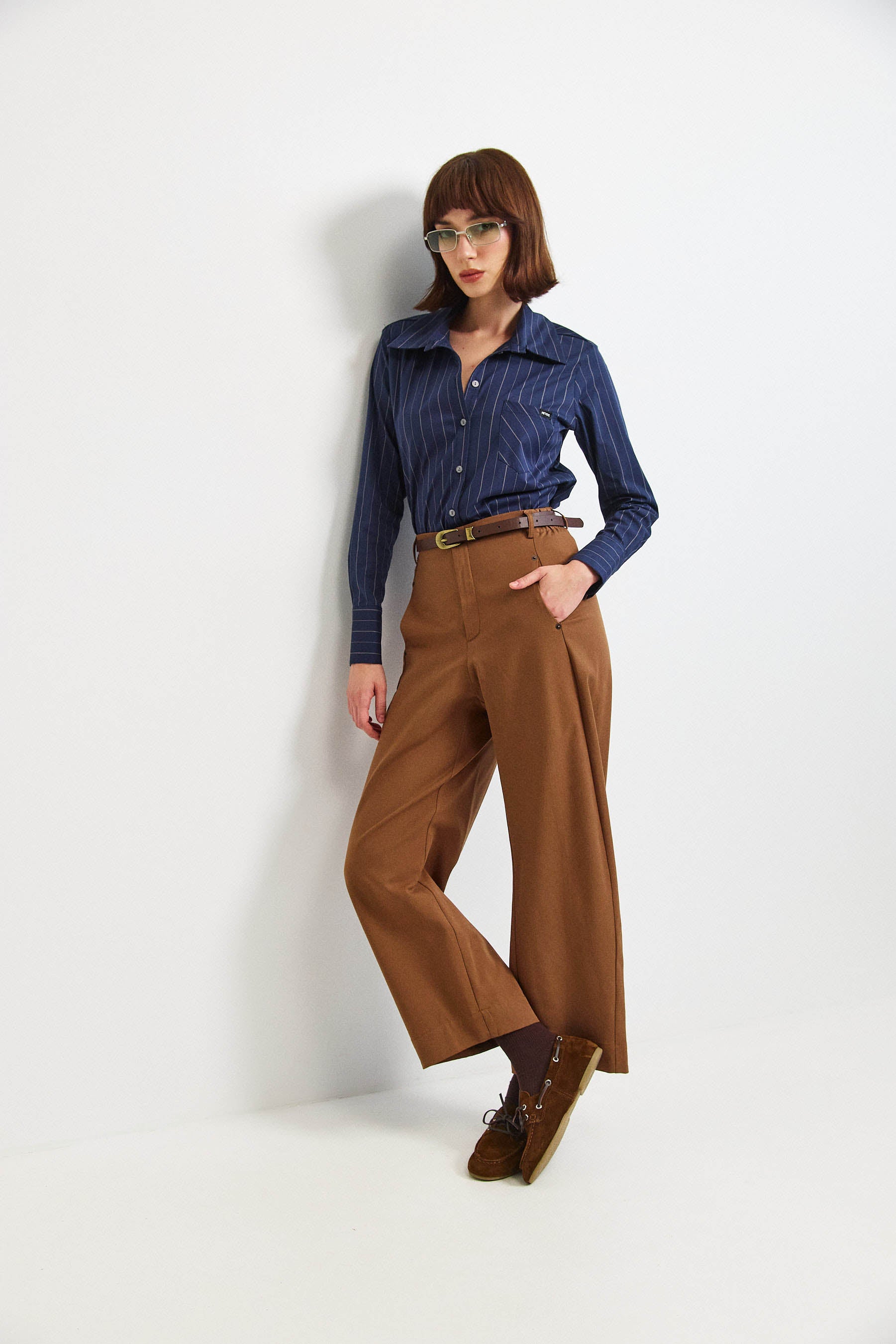 מכנסי ג׳סמין דריל חום