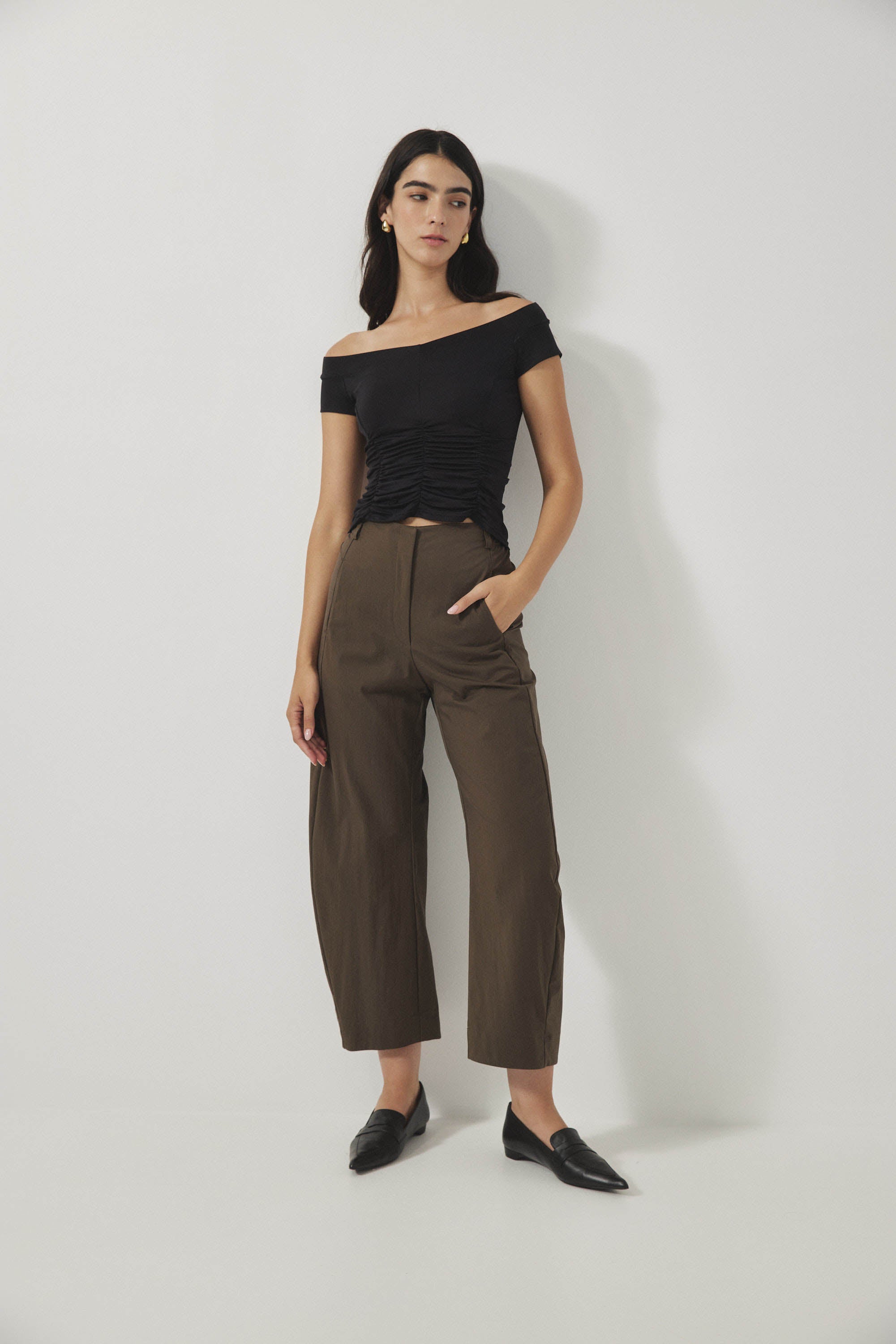 JASMIN Pants S25 - Brown