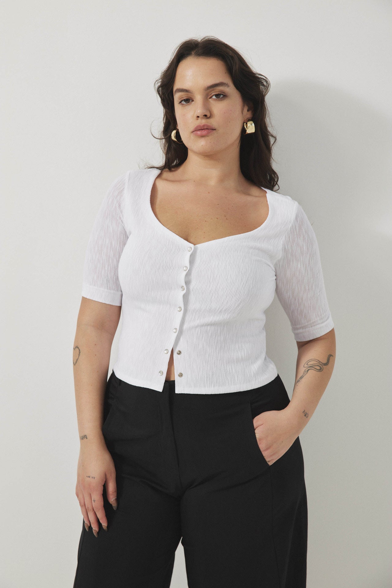 PERLA Top S25 (XS-2XL) - White