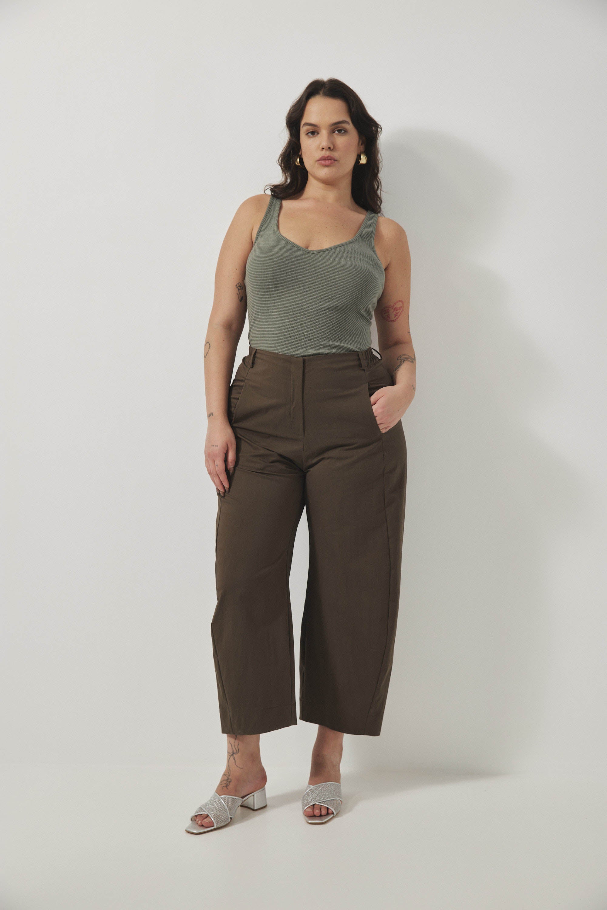 JASMIN Pants S25 - Brown