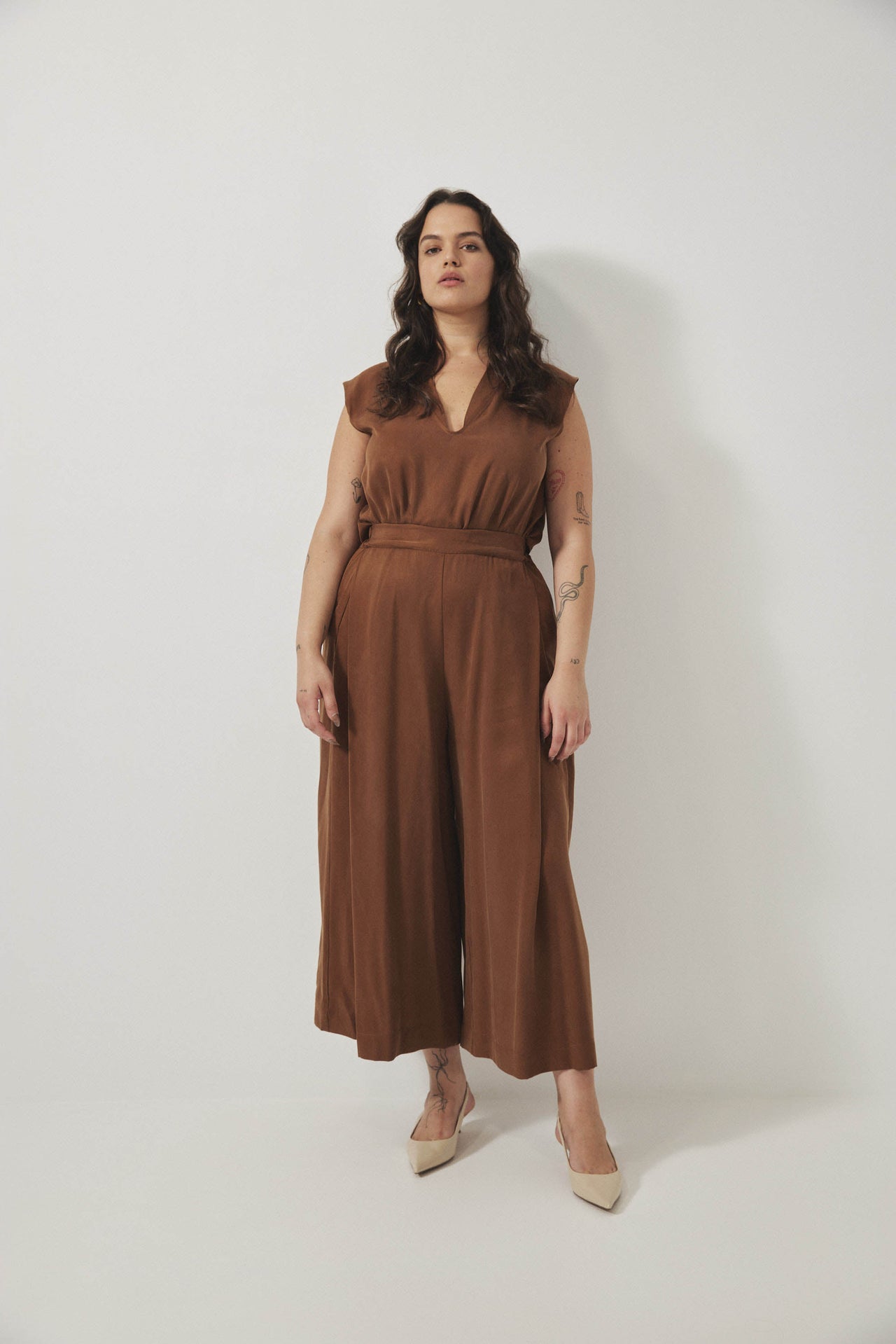 RHYTHM Jumpsuit S25 (XS-3XL) - Brown