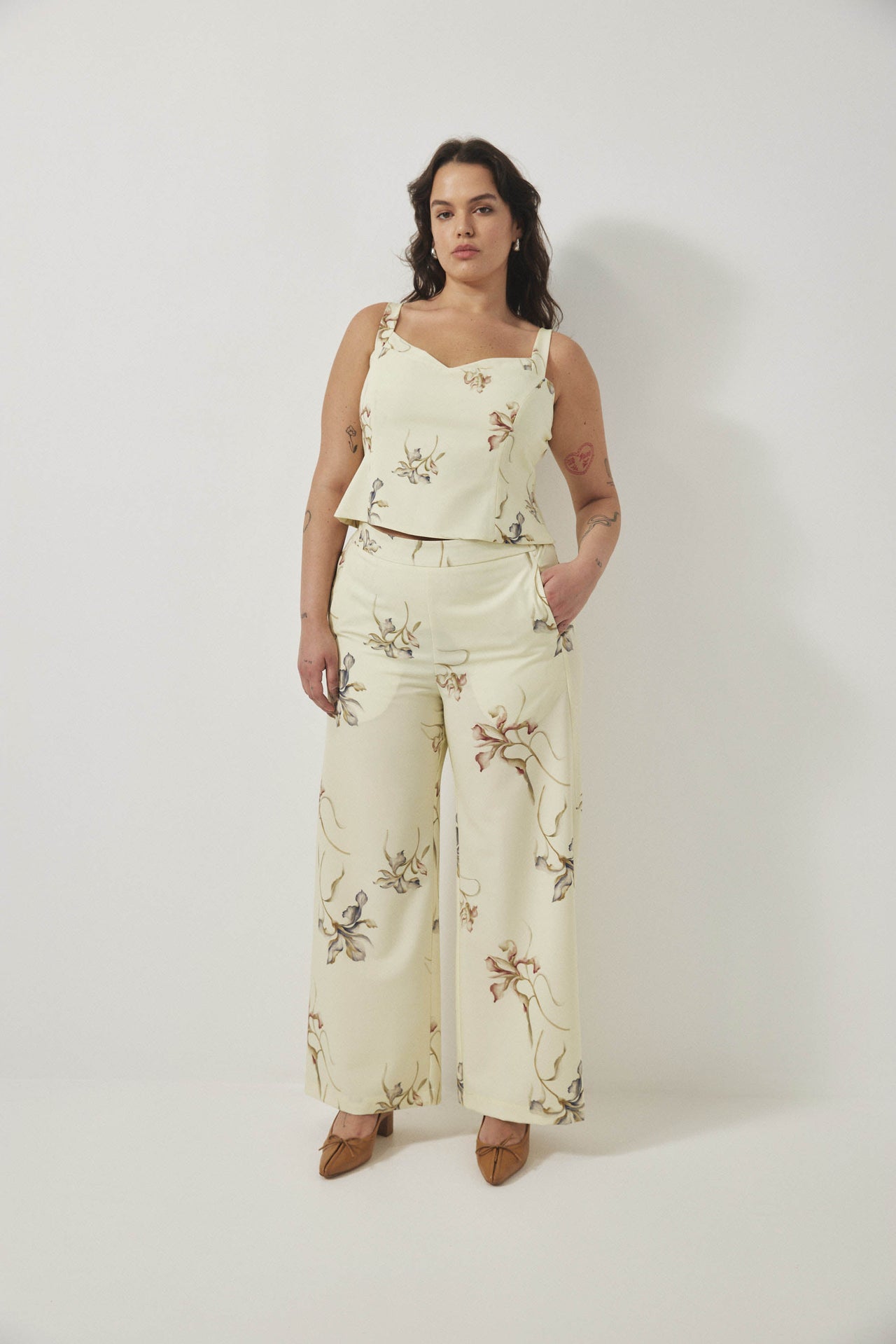 HARRY Pants S25 (0-7) - FLORAL VANILLA
