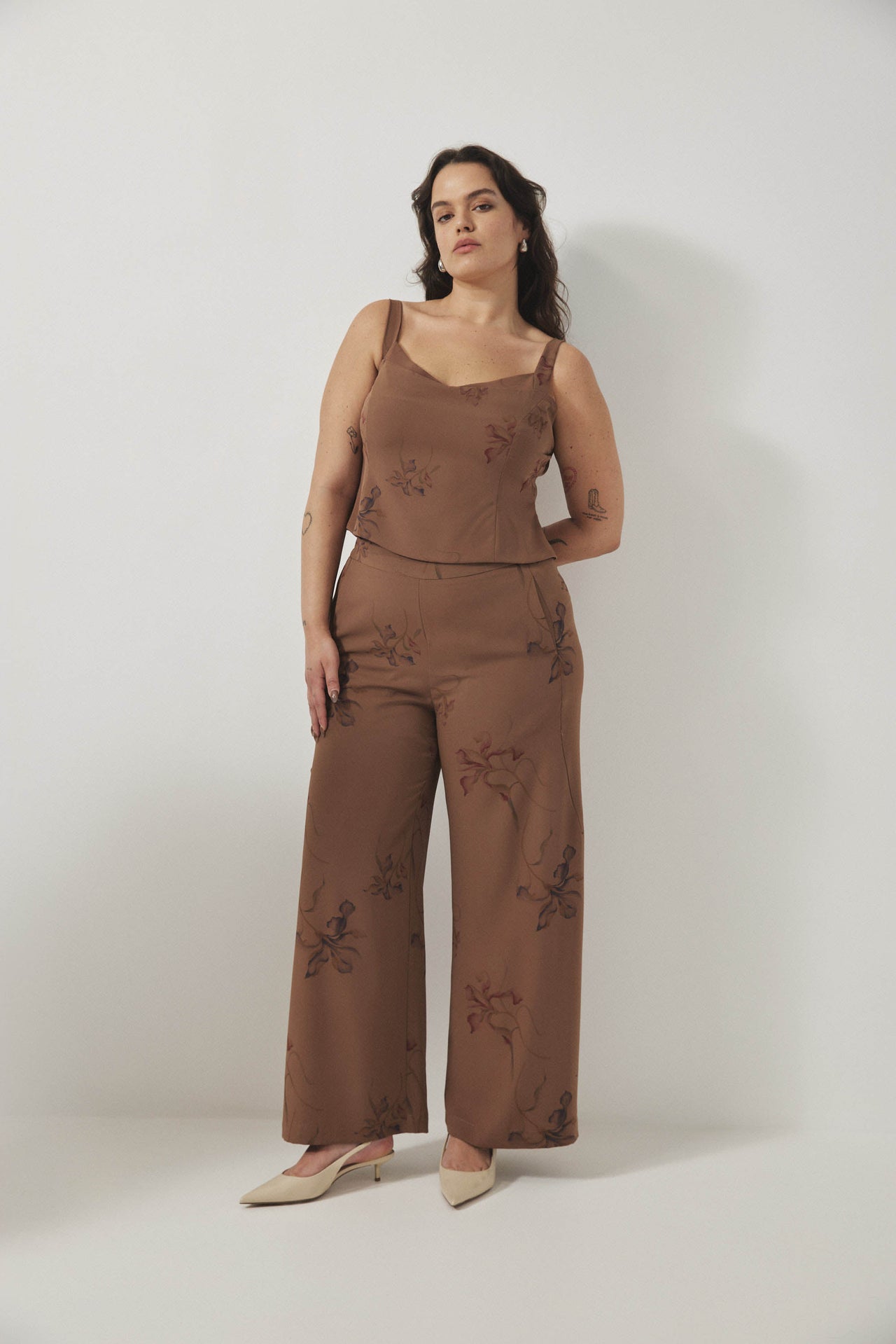 HARRY Pants S25 (0-7) - FLORAL CARAMEL