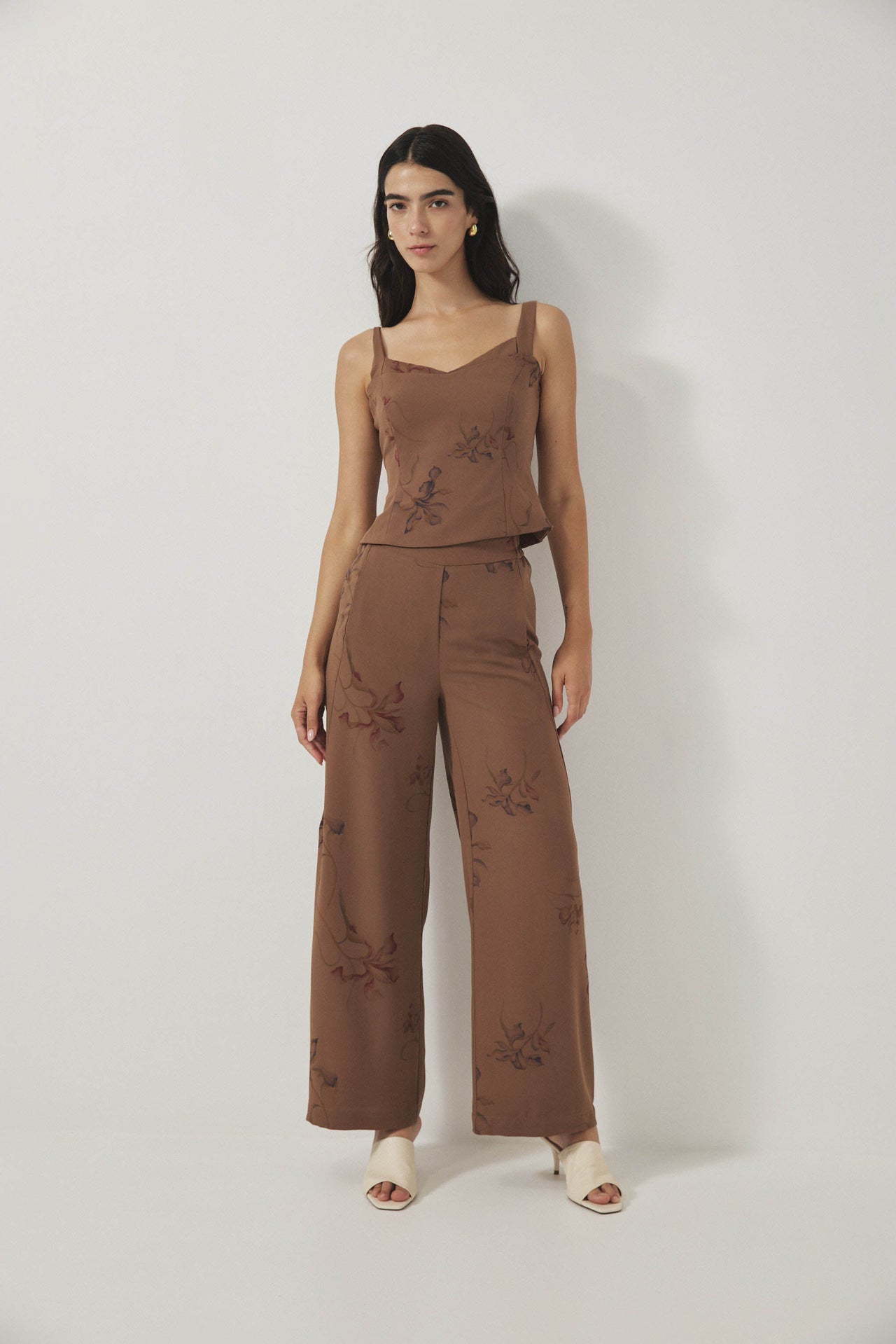 HARRY Pants S25 (0-7) - FLORAL CARAMEL