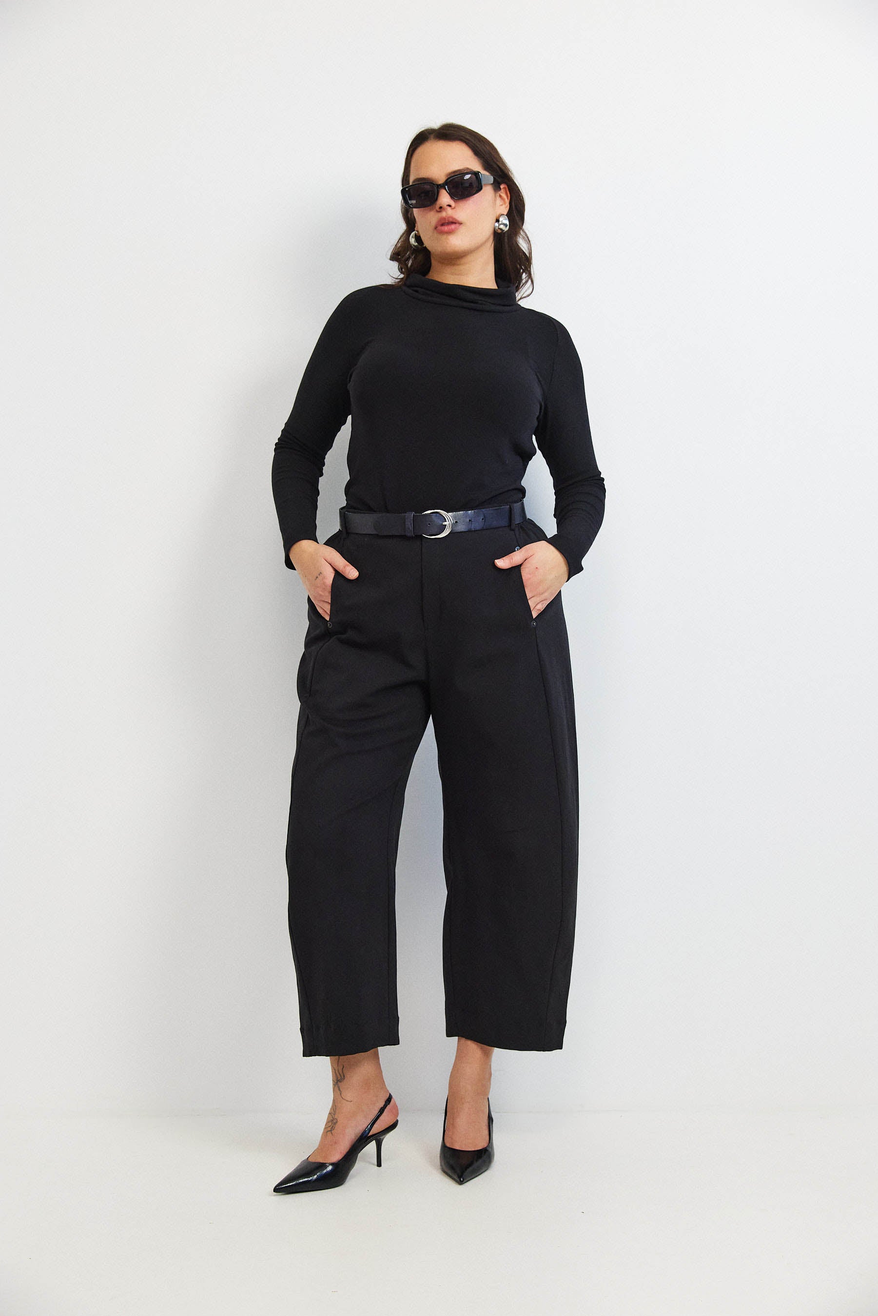 מכנסי ג׳סמין דריל שחור