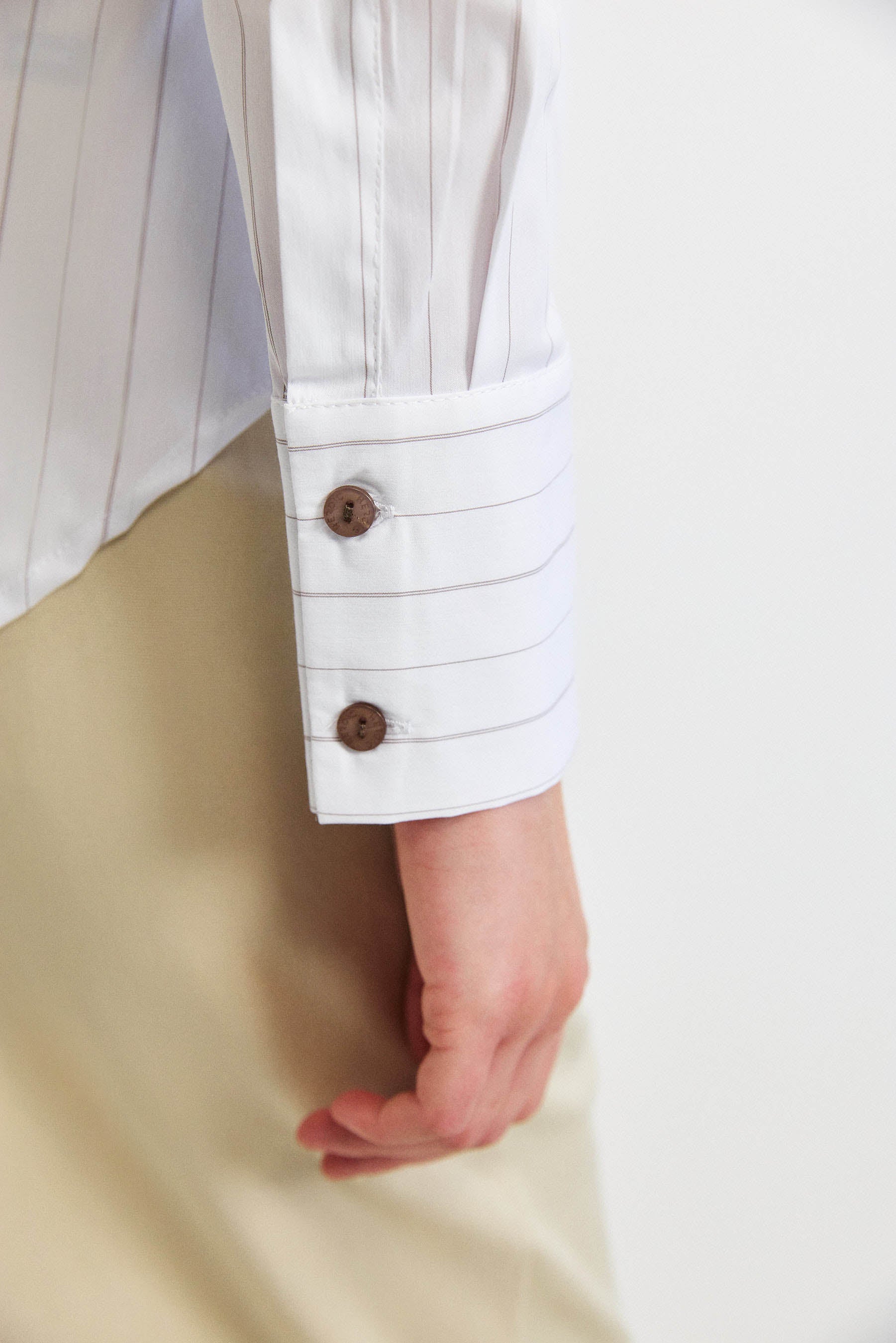 חולצת קאי פסים לבן