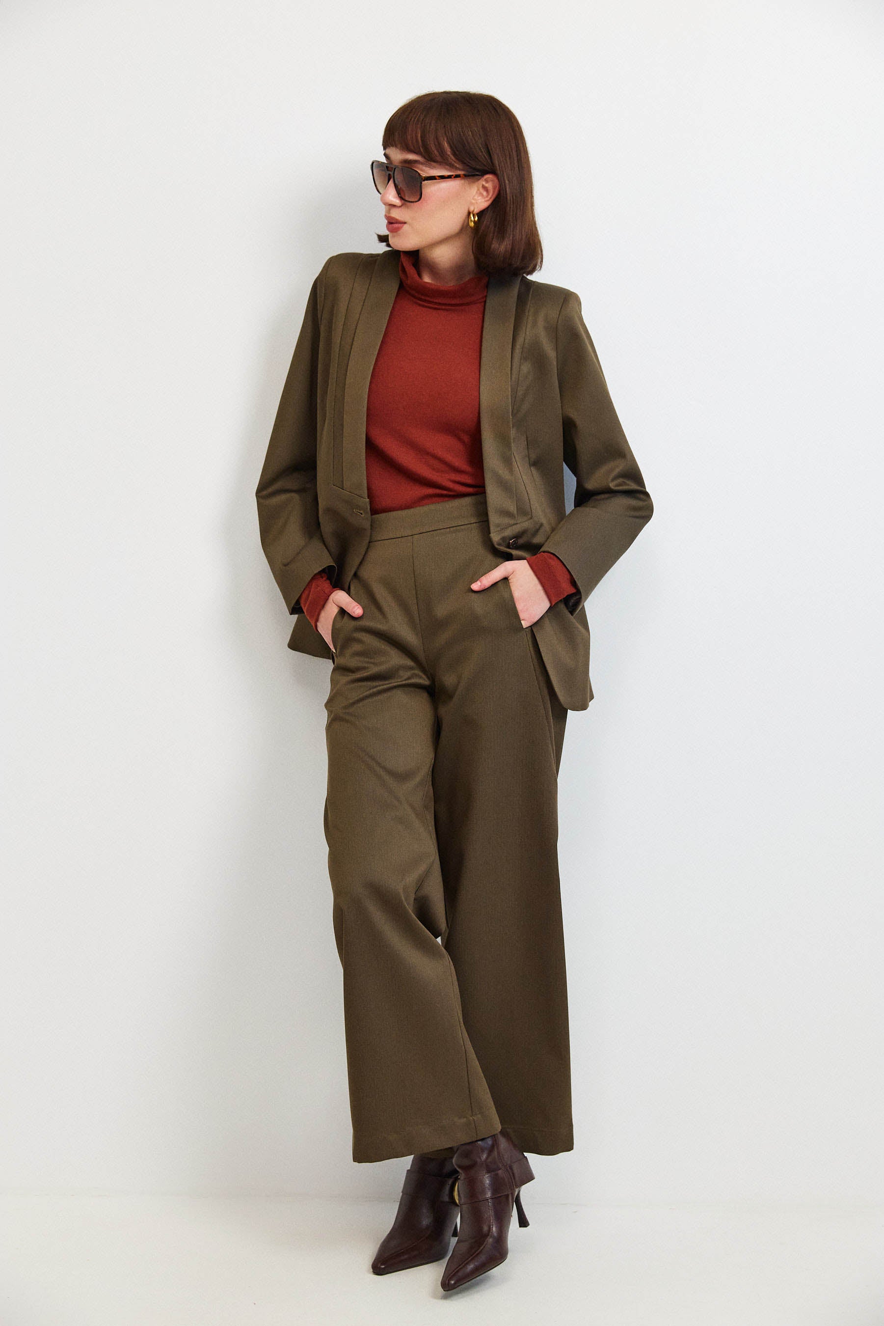 ג׳קט פולי טנסל חום