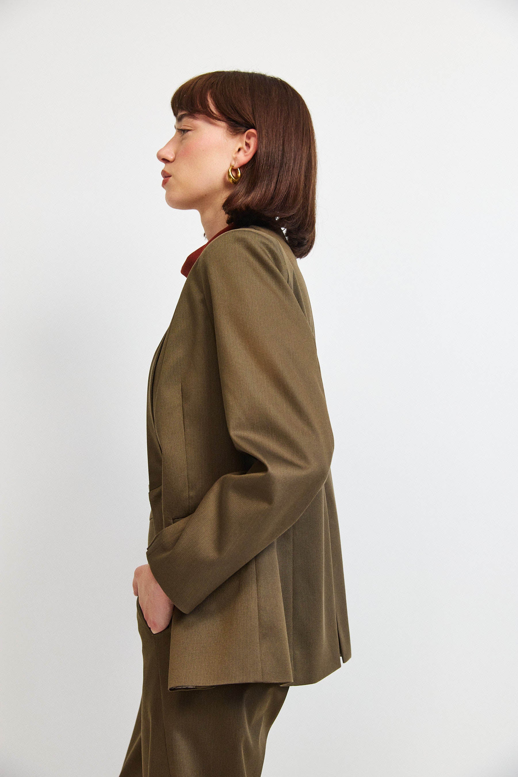 ג׳קט פולי טנסל חום