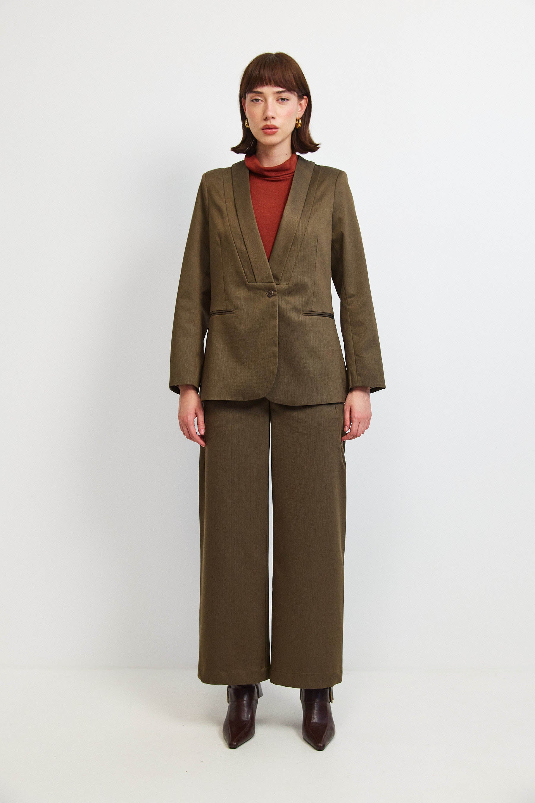 ג׳קט פולי טנסל חום