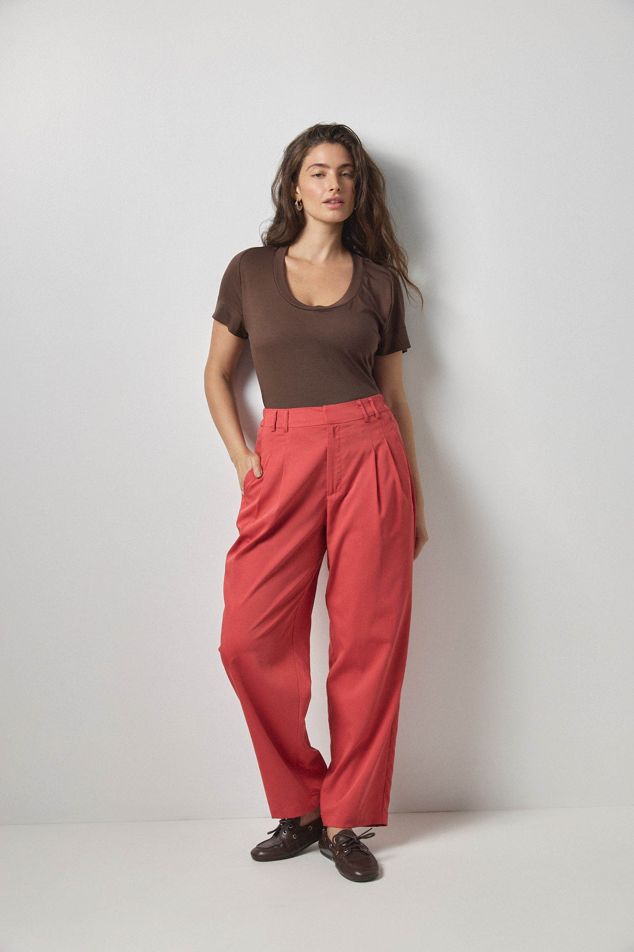 PENNY Pants S25 (0-7) - Cherry