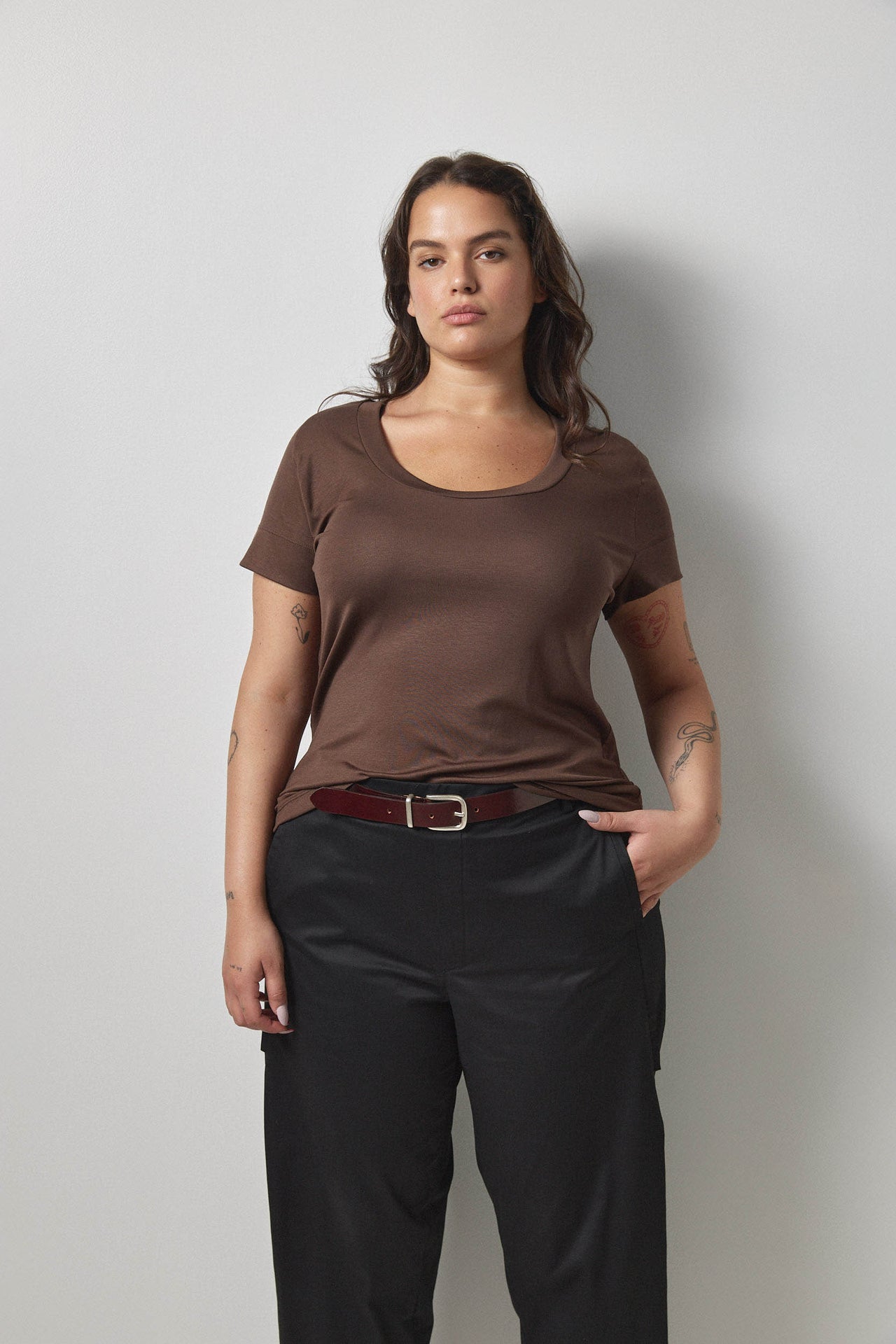 RACHEL T-Shirt S25 (XS-XL) - Brown
