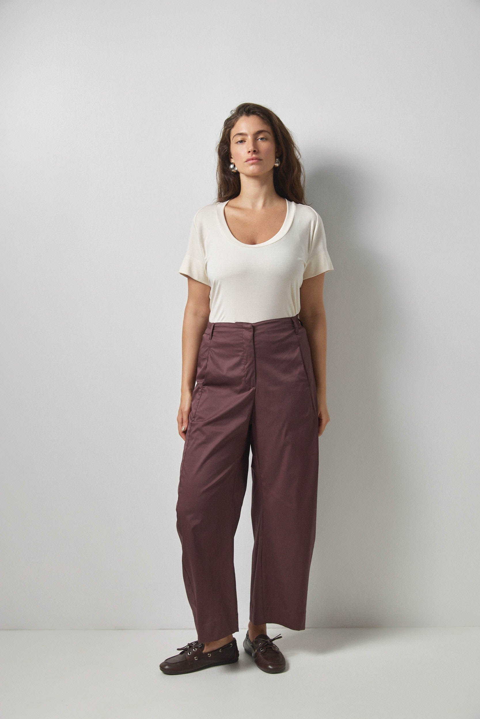 JASMIN Pants S25 - Burgondy