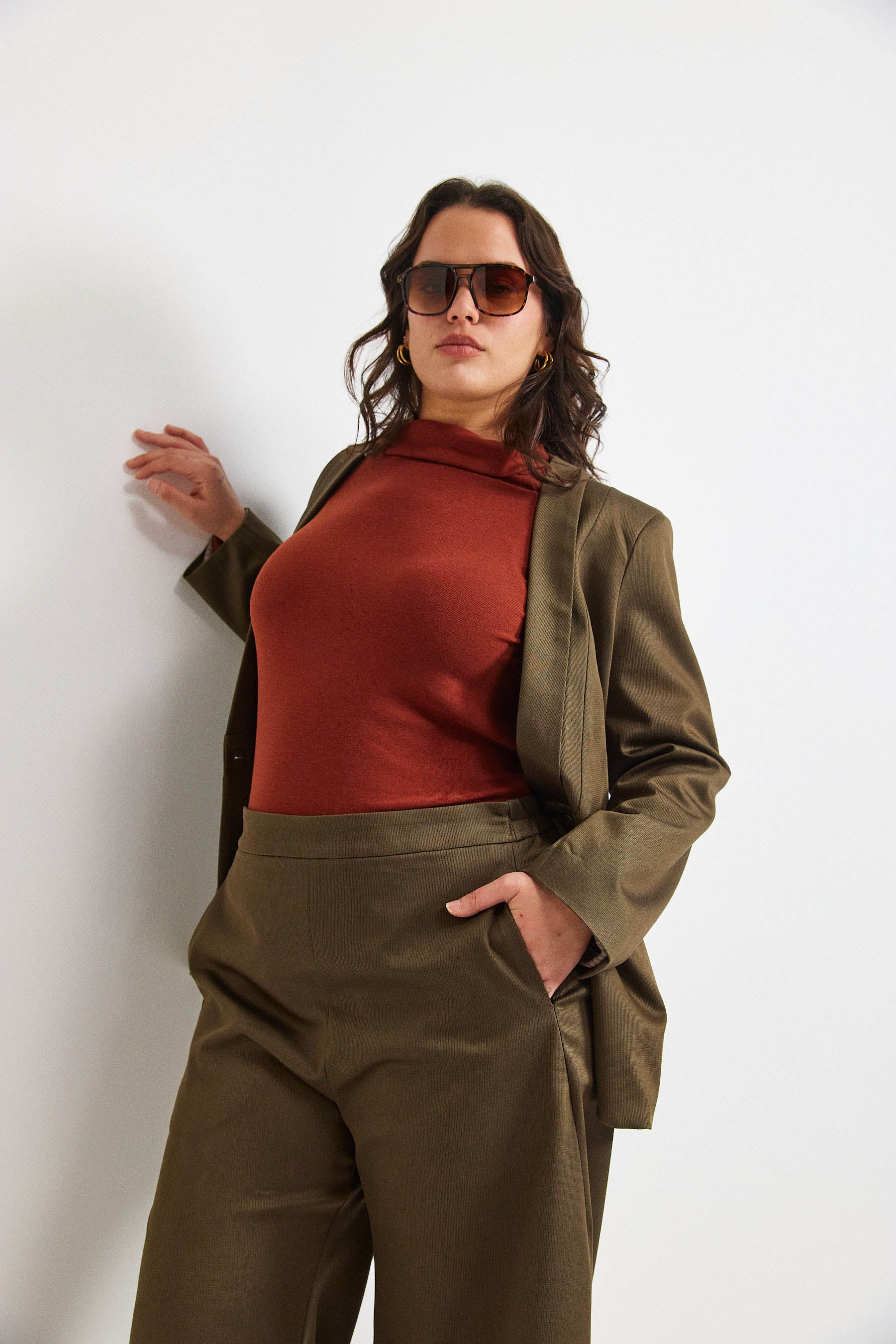 ג׳קט פולי טנסל חום