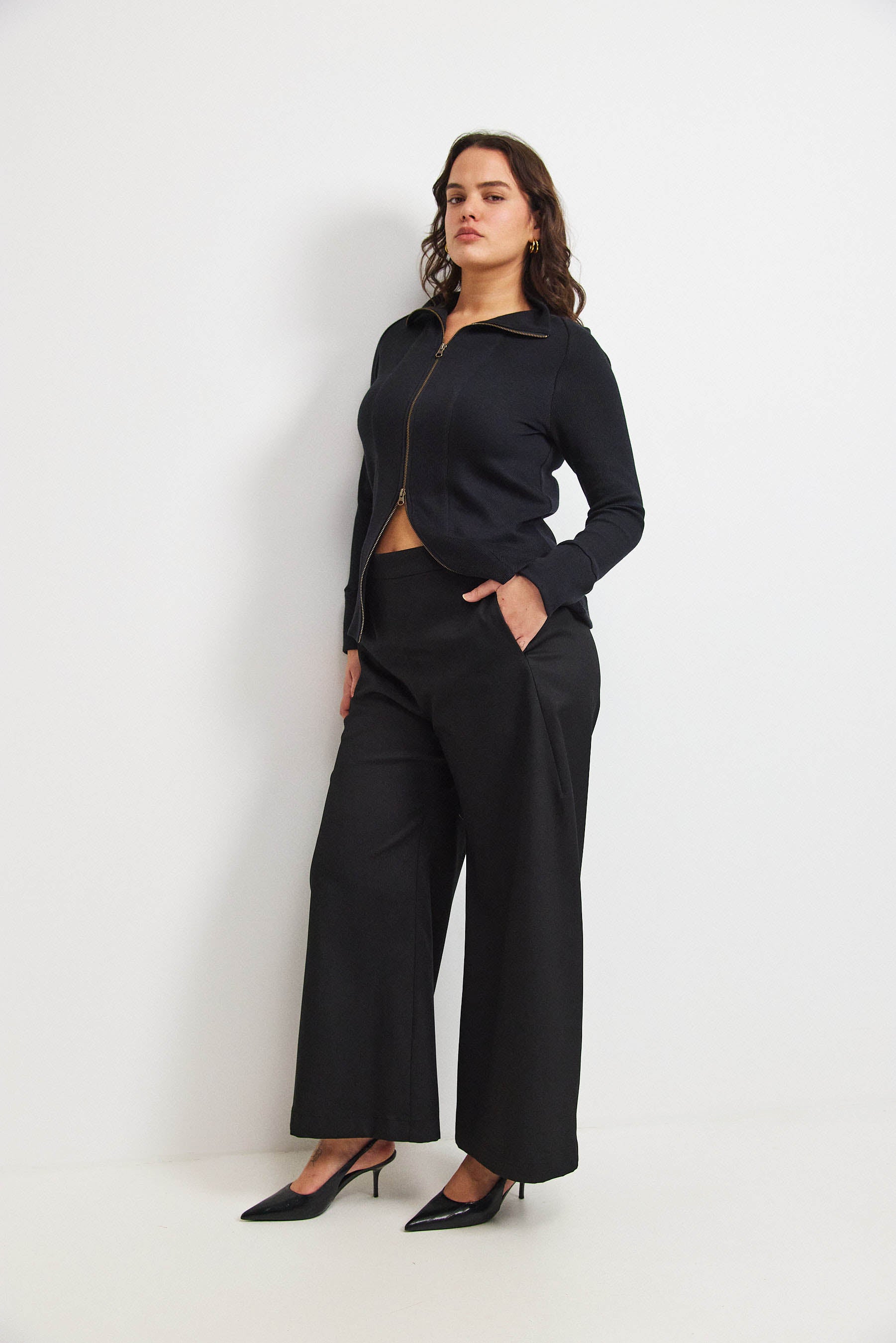 מכנסי הארי טנסל שחור