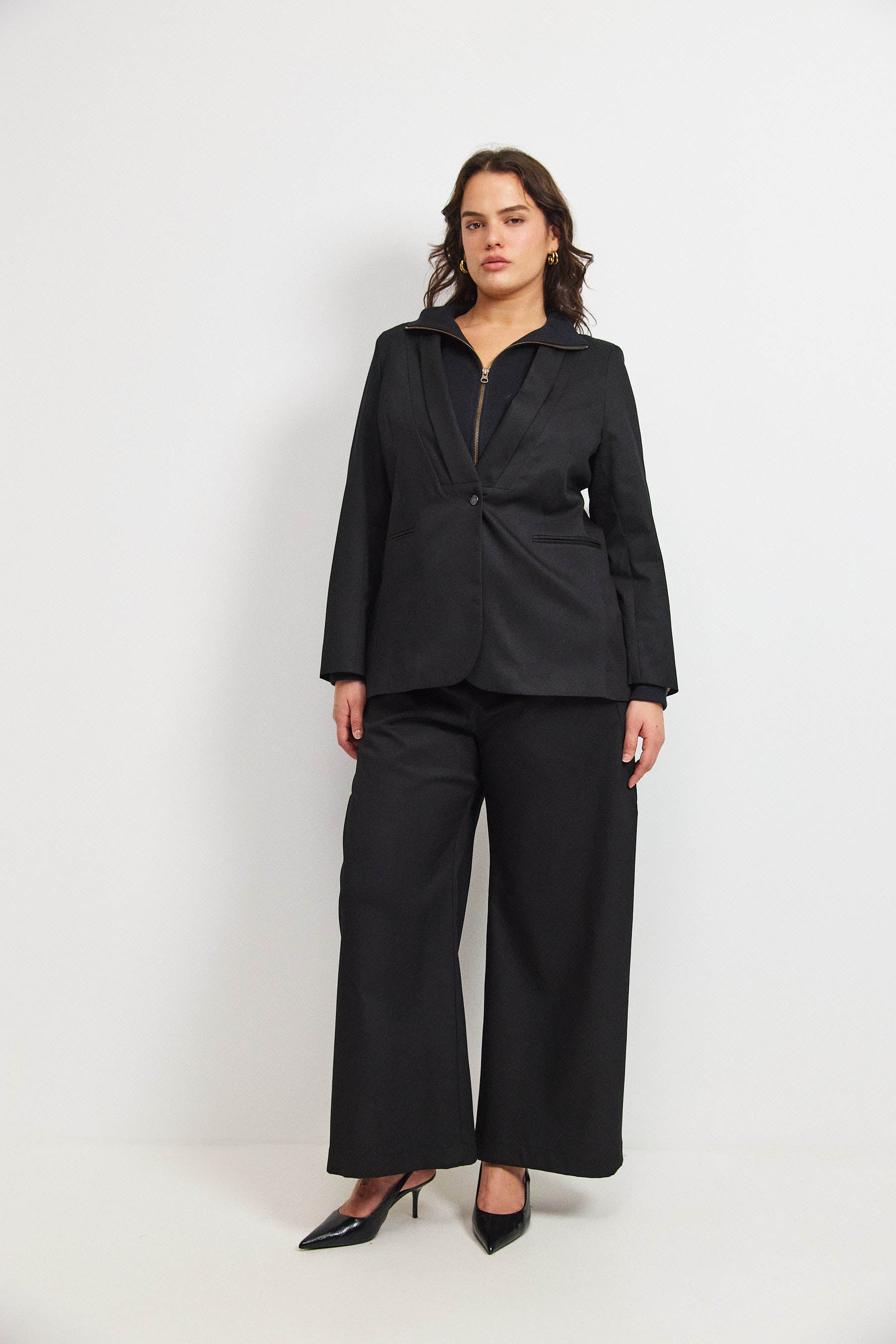 ג׳קט פולי טנסל שחור